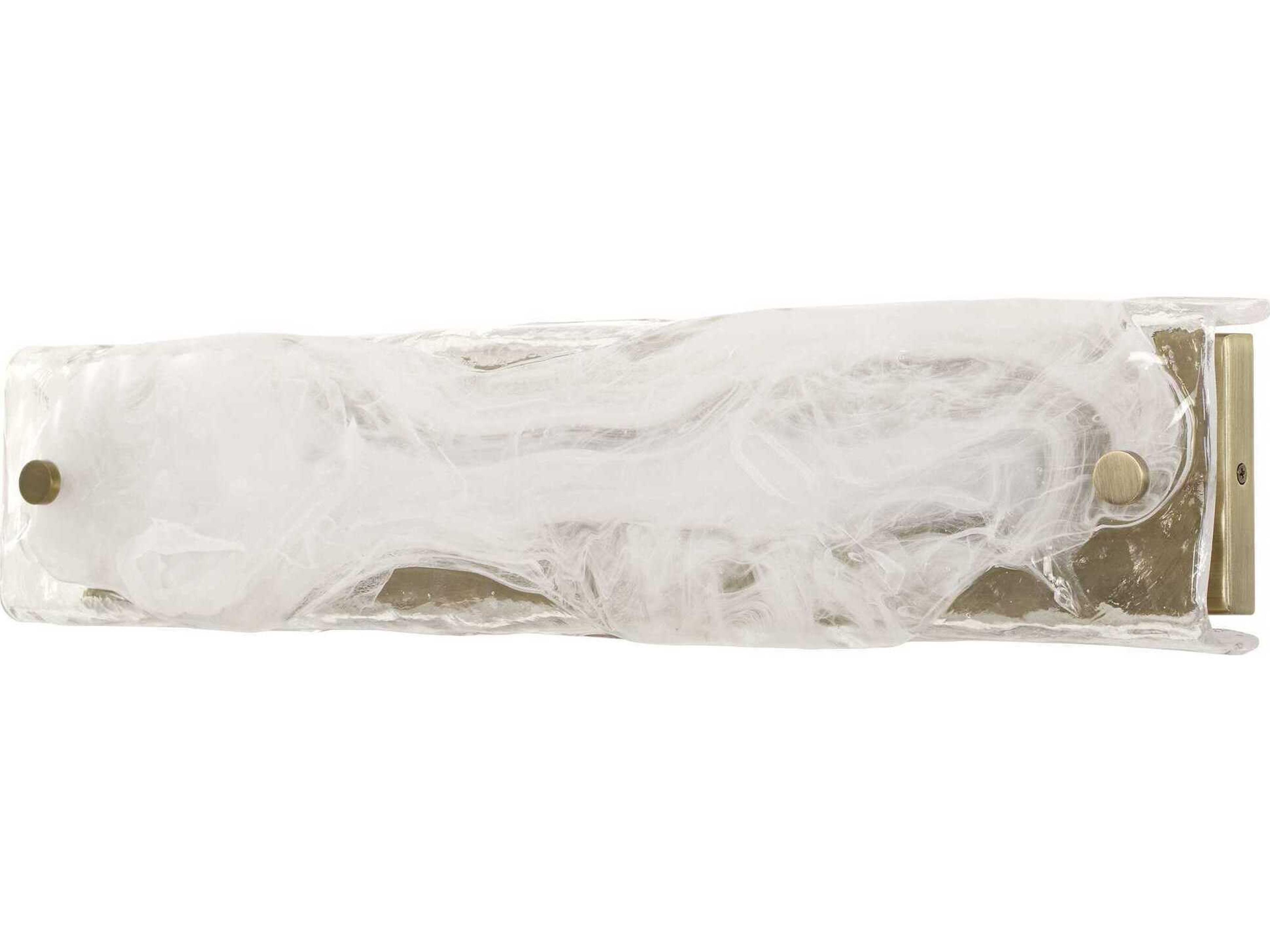 Uttermost Taffy 1-Light Antique Brass Vanity Light