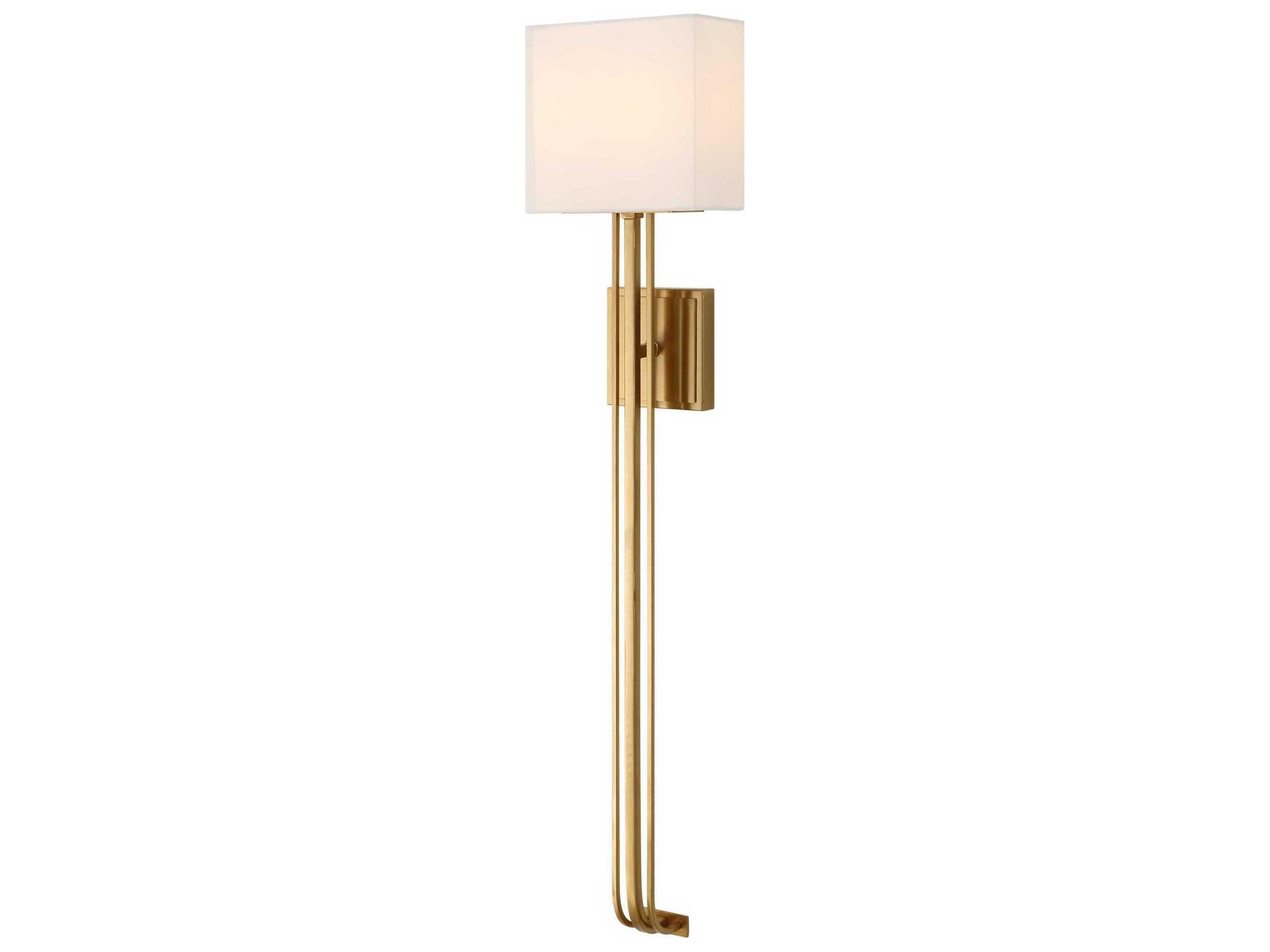 Trenton 2-Light Warm Brass Wall Sconce