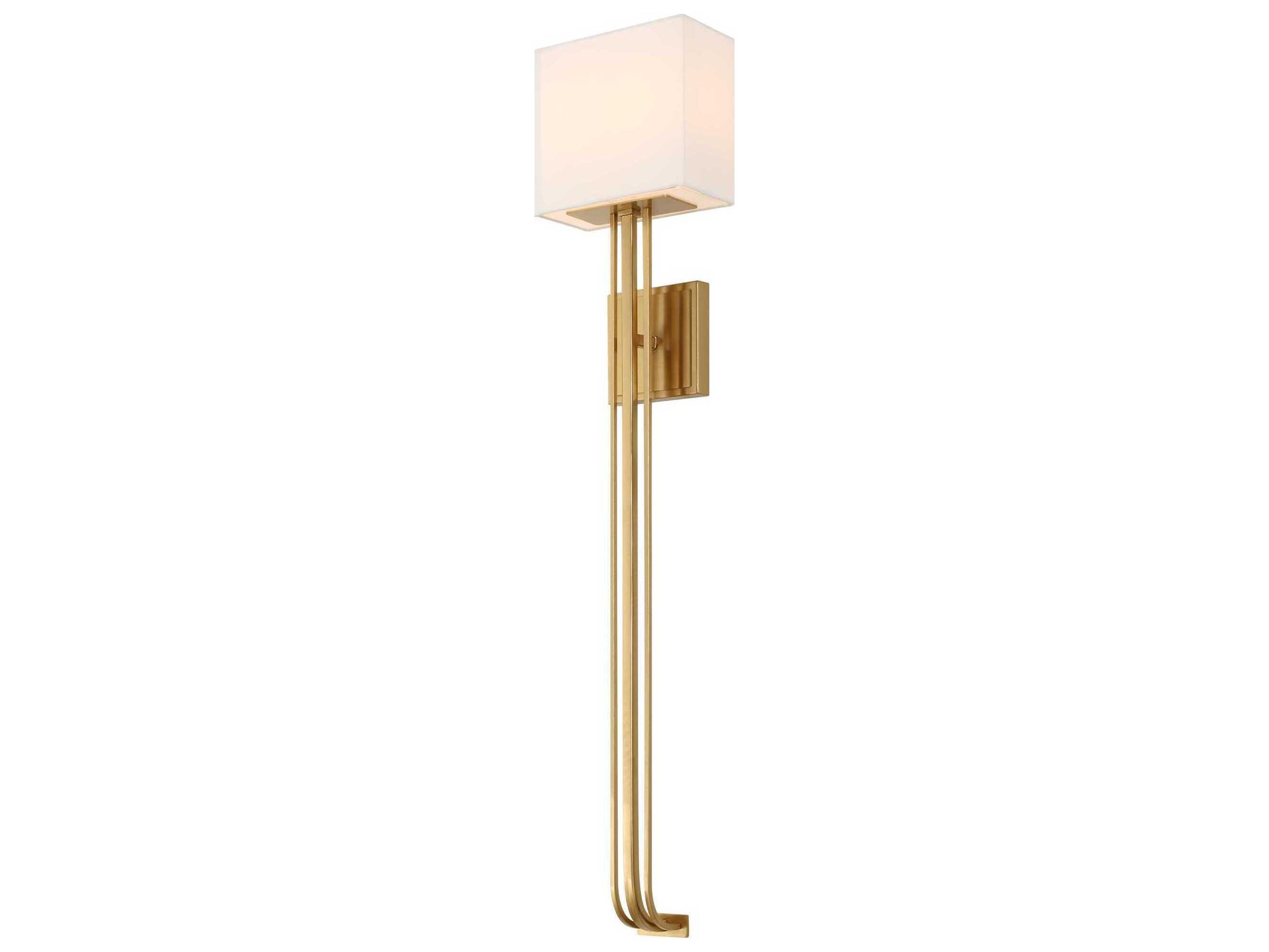 Uttermost Trenton 2-Light Warm Brass Wall Sconce