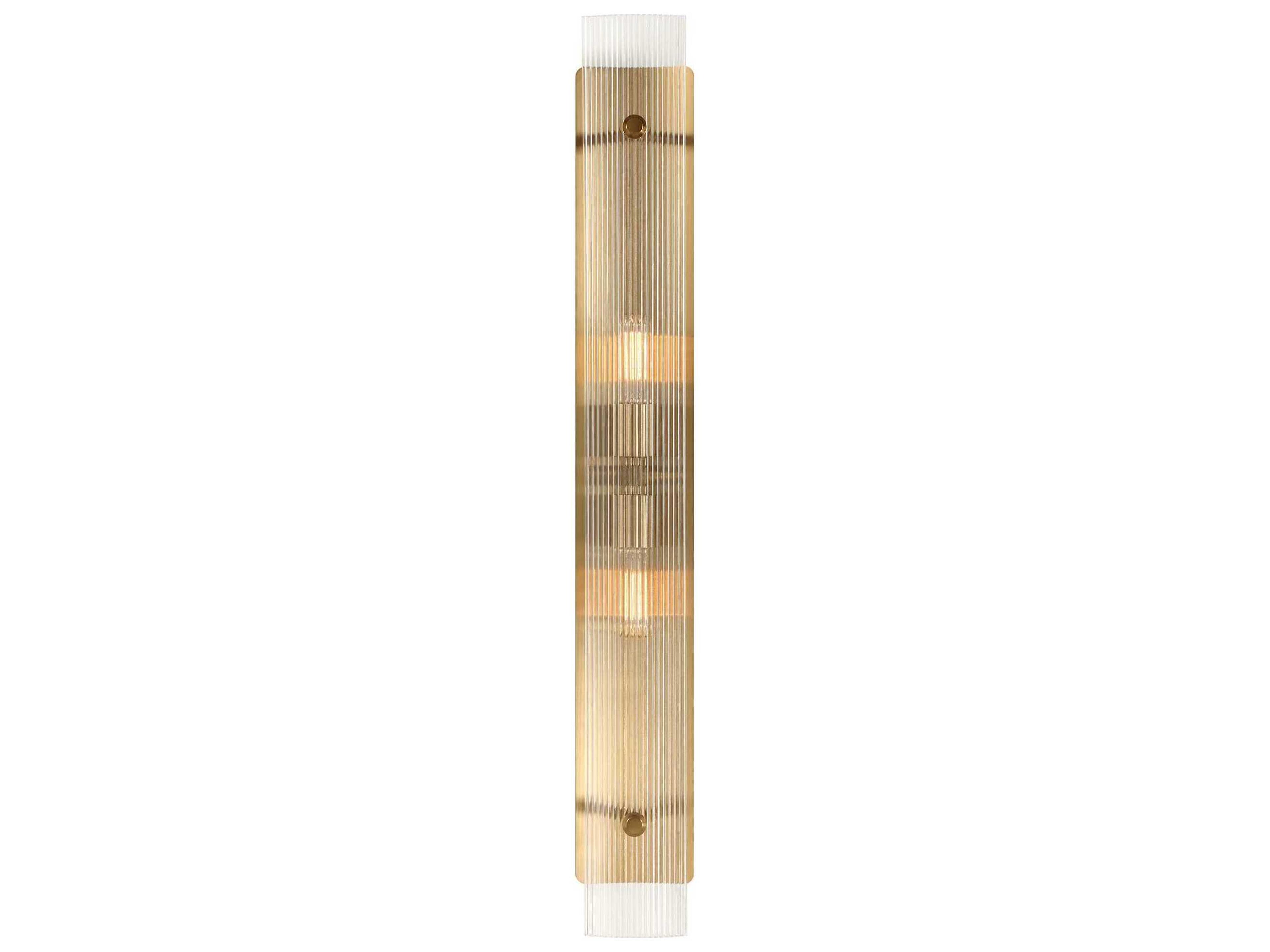 Elmhurst 2-Light Warm Brass Vanity Light