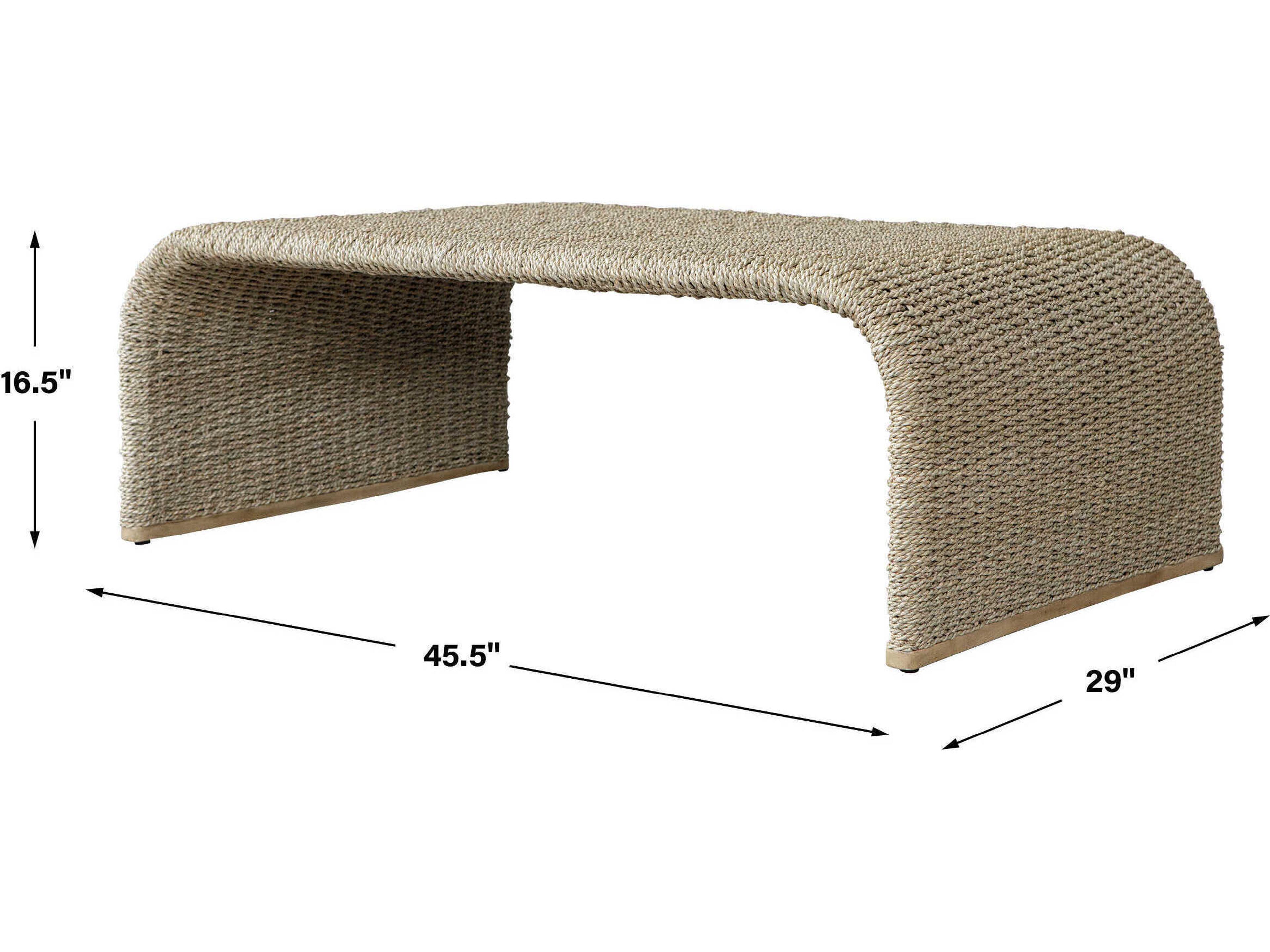 Uttermost Calabria Rectangular Wood Natural Coffee Table