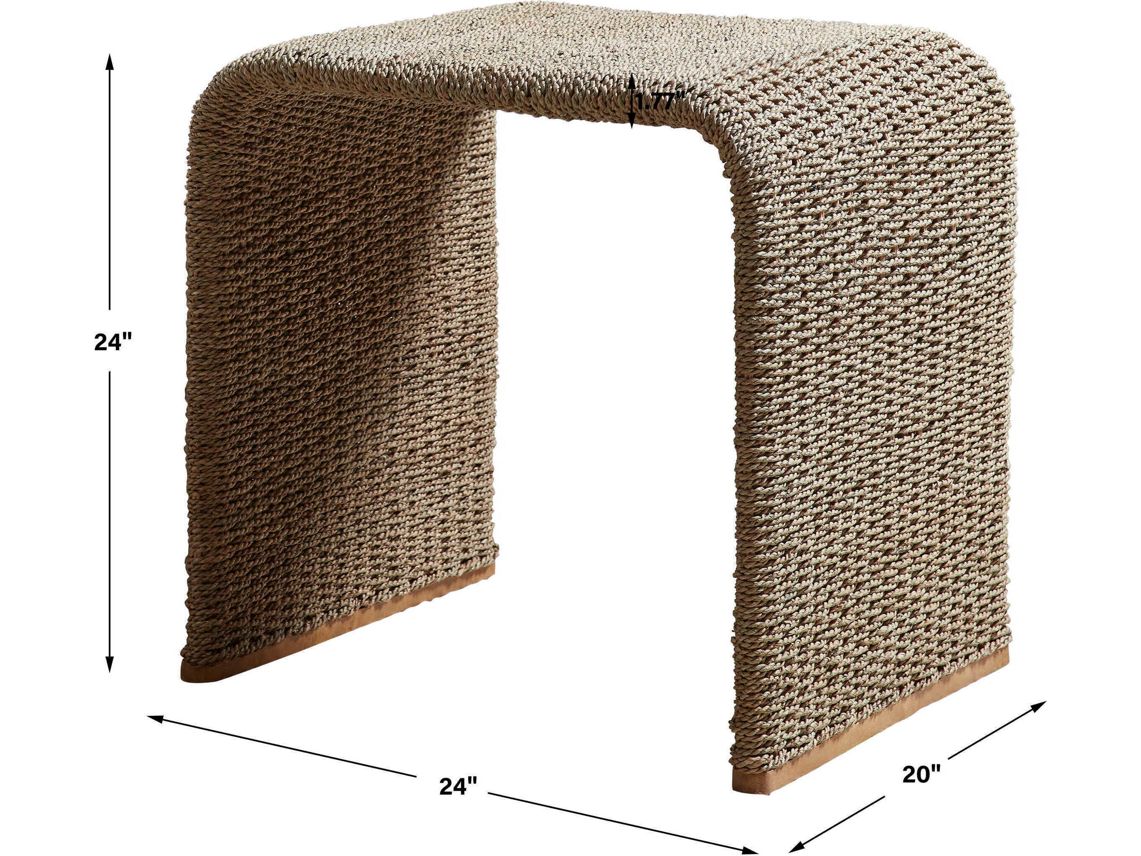 Uttermost Calabria Rectangular Wood Natural End Table