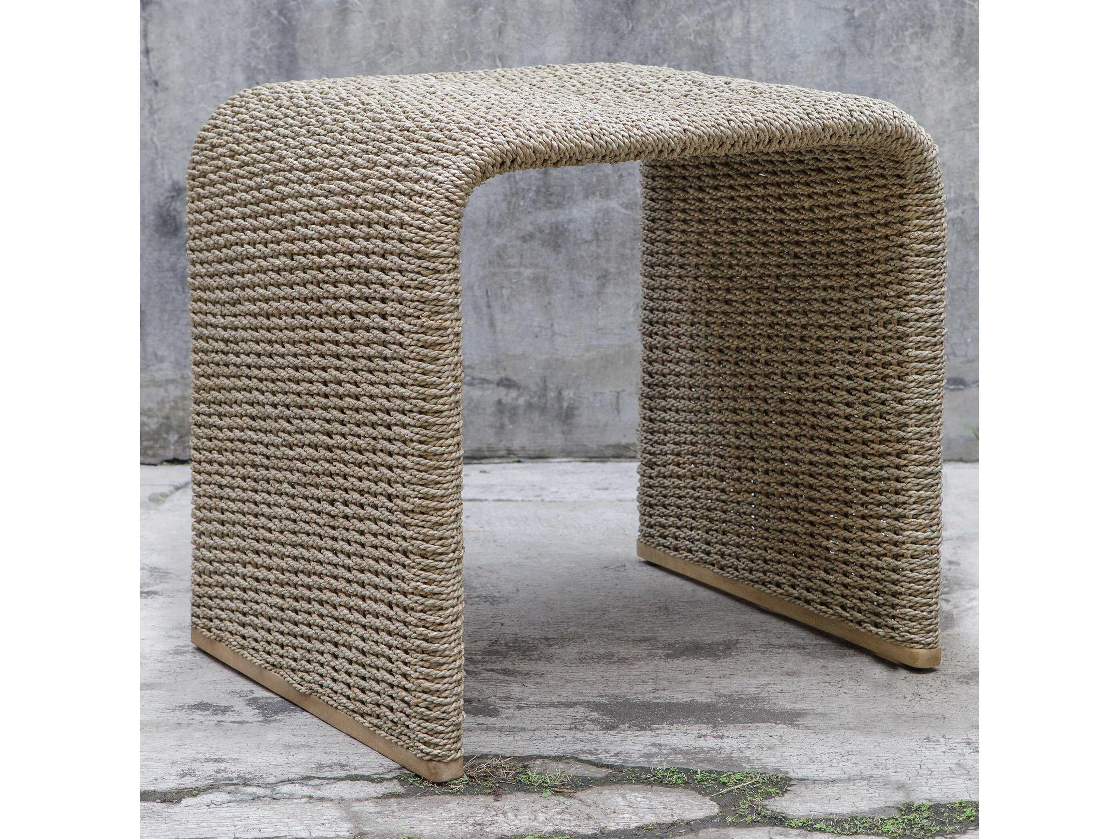 Uttermost Calabria Rectangular Wood Natural End Table