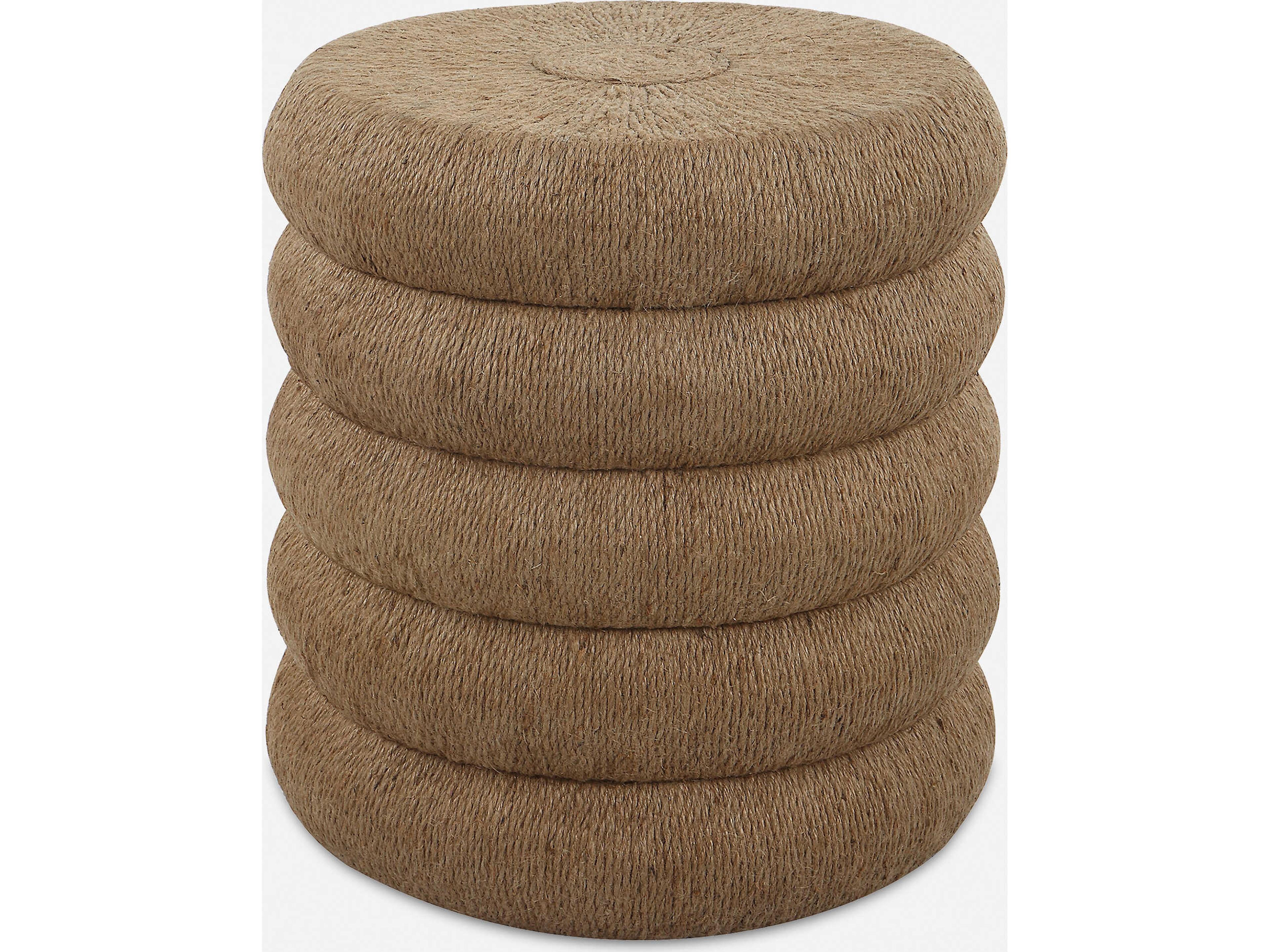 Capitan Round Natural End Table