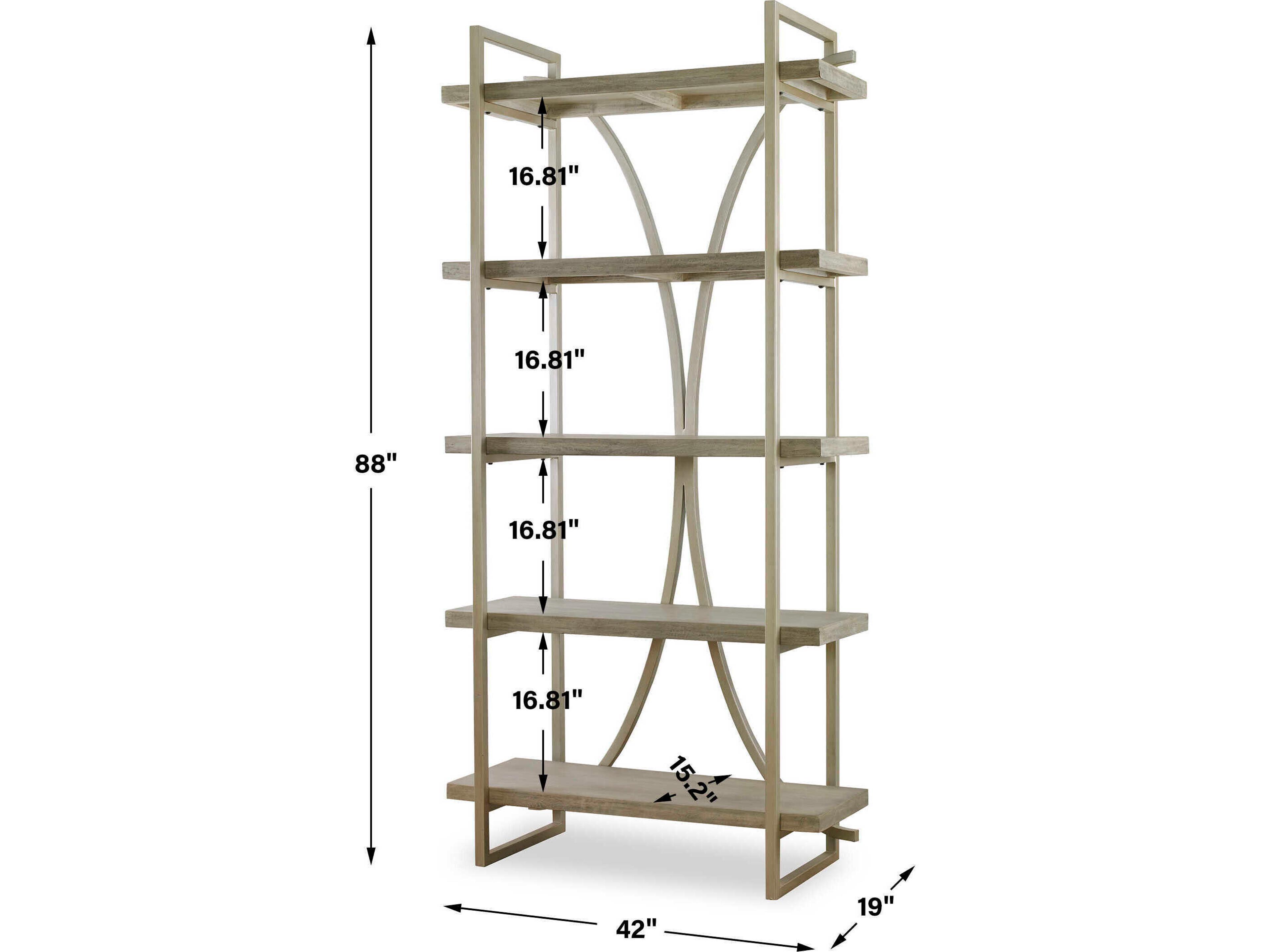 Uttermost Sway Silver Leaf Etagere