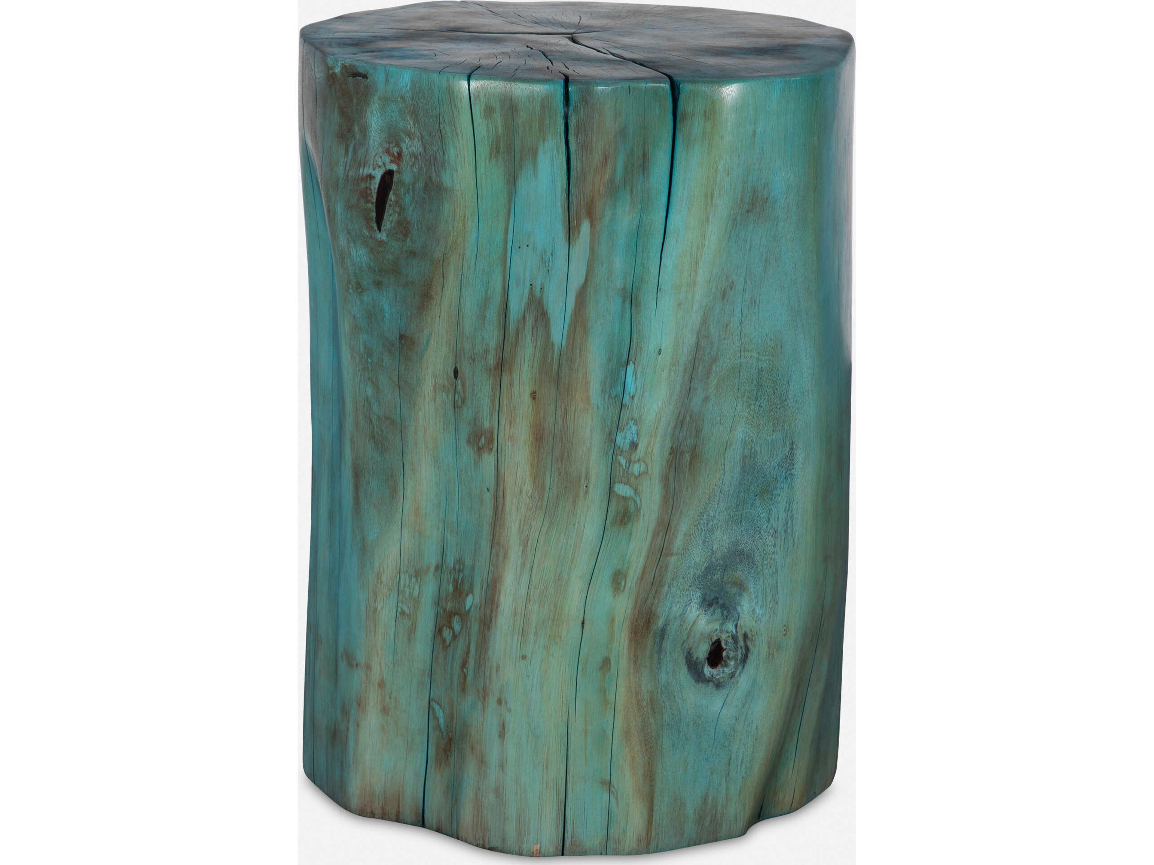 Uttermost Blue Accent Stool