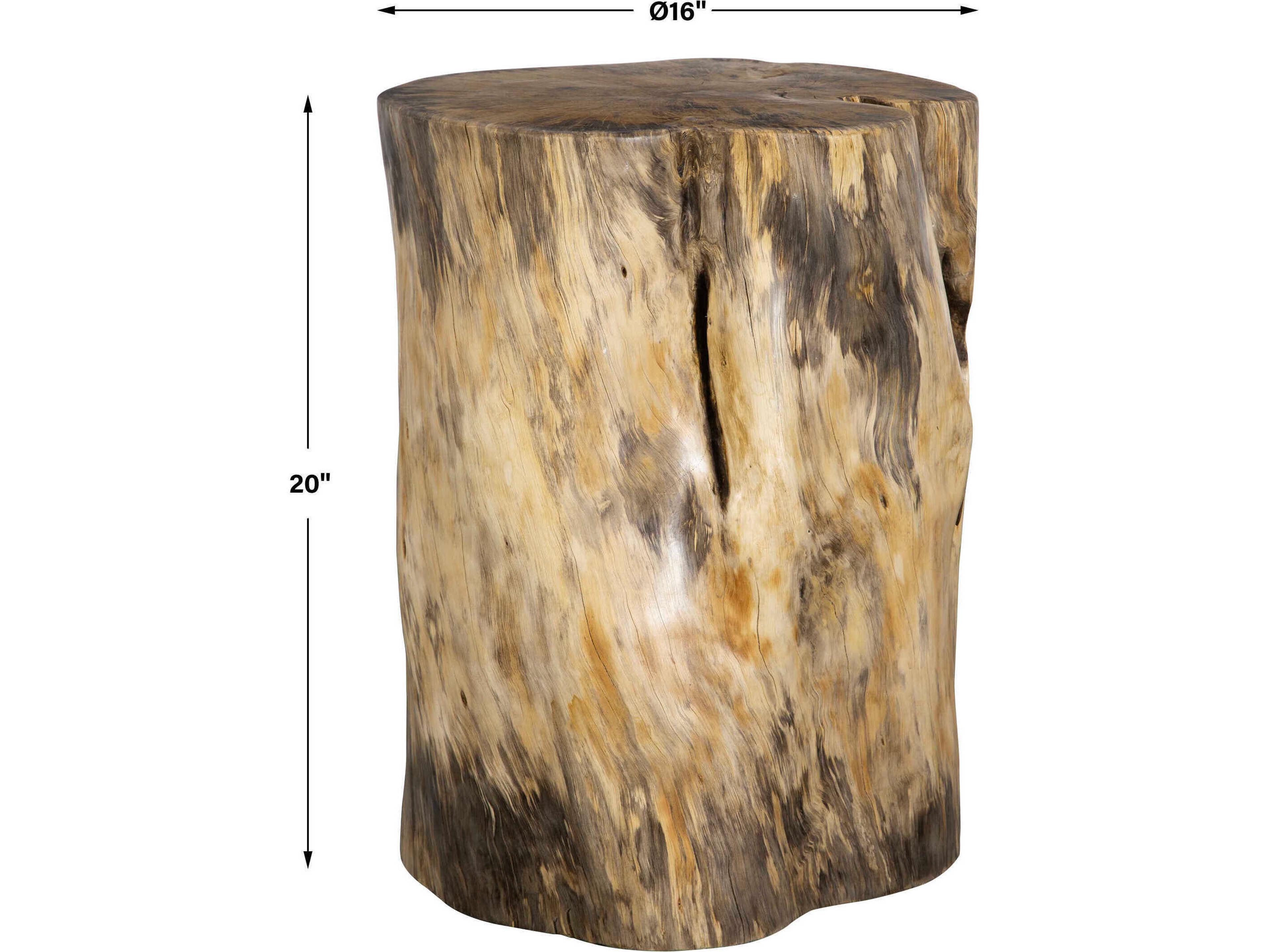 Uttermost Natural Brown Accent Stool