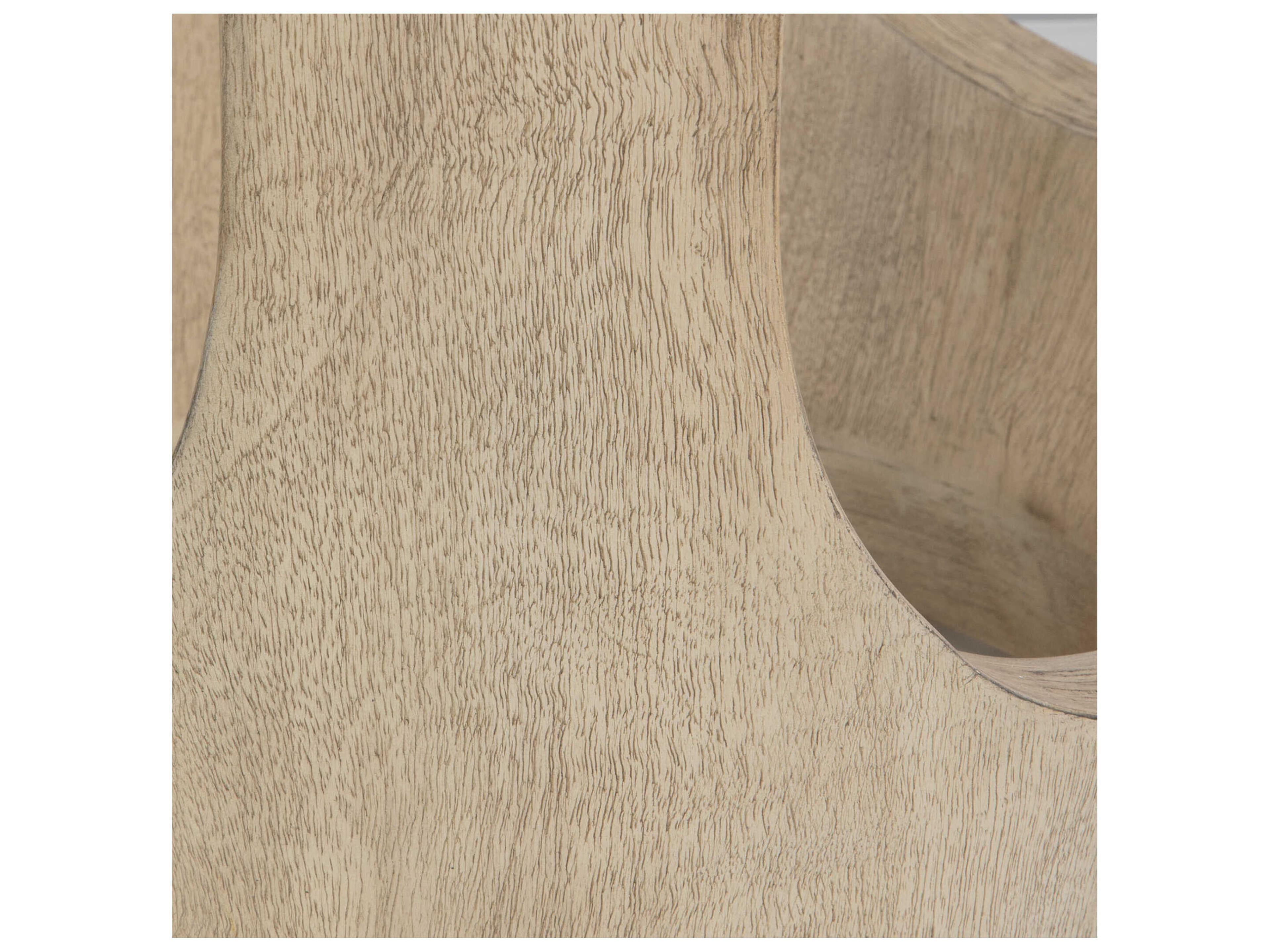 Uttermost Tatli Round Resin Light Oatmeal End Table