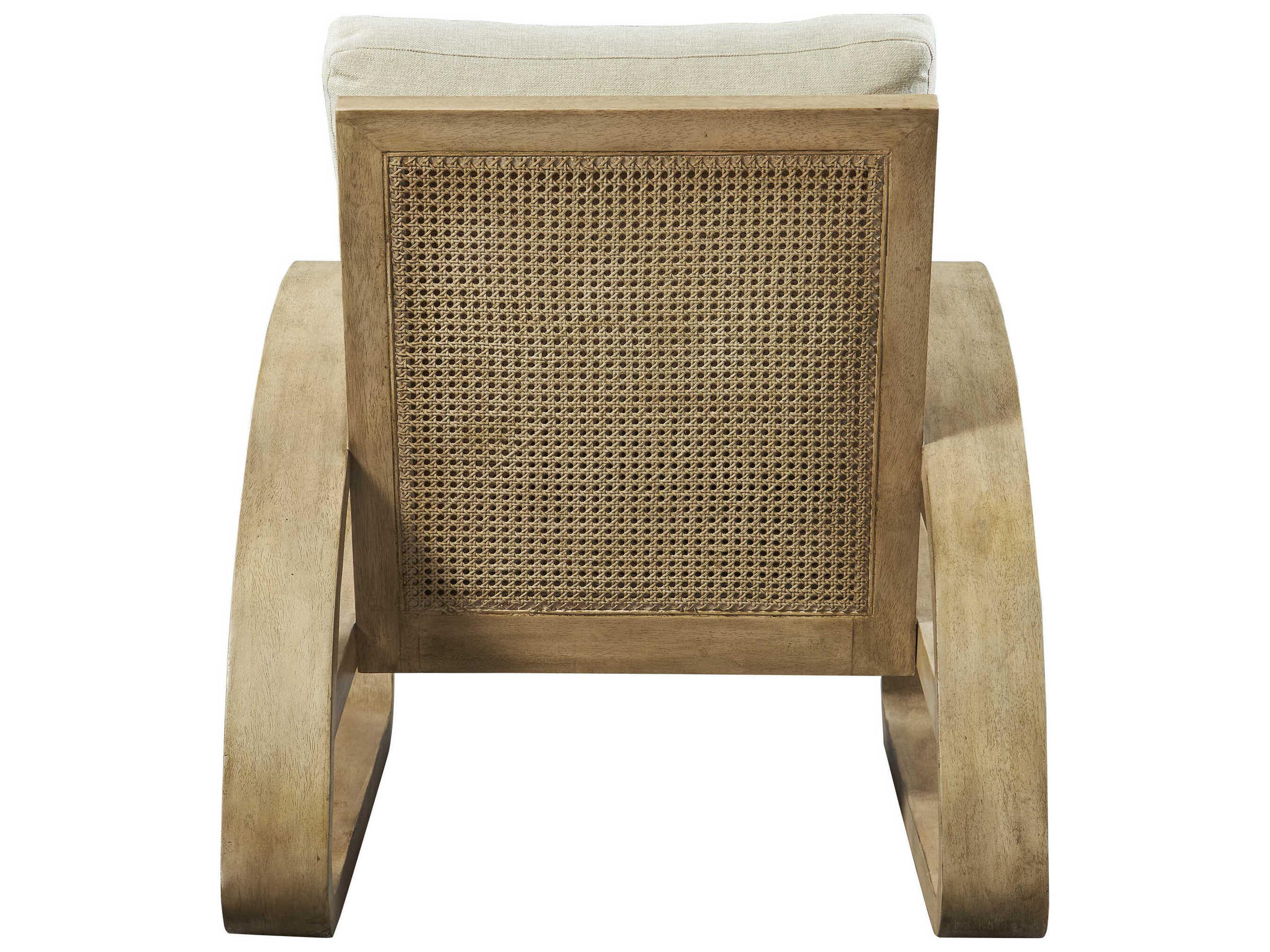 Uttermost Barbora Beige Fabric Accent Chair