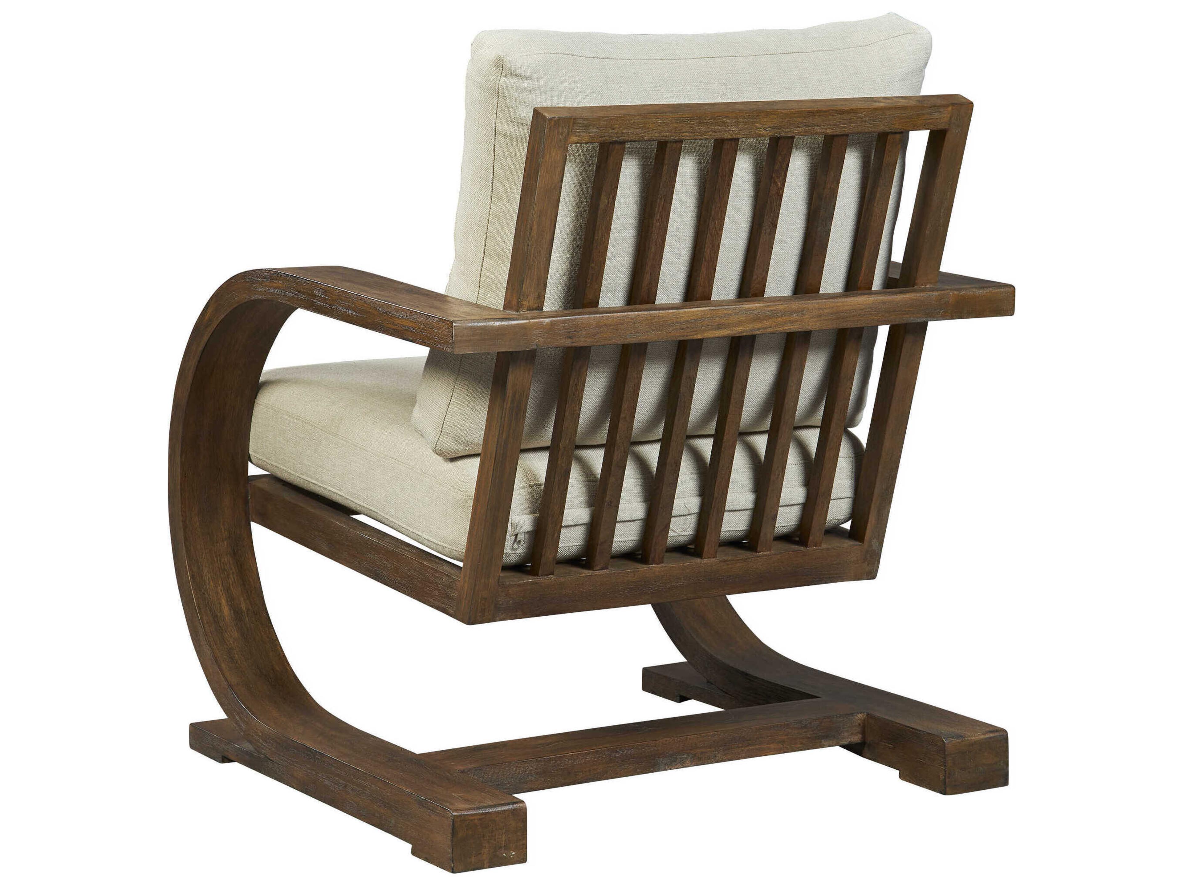 Uttermost Bedrich Beige Fabric Accent Chair