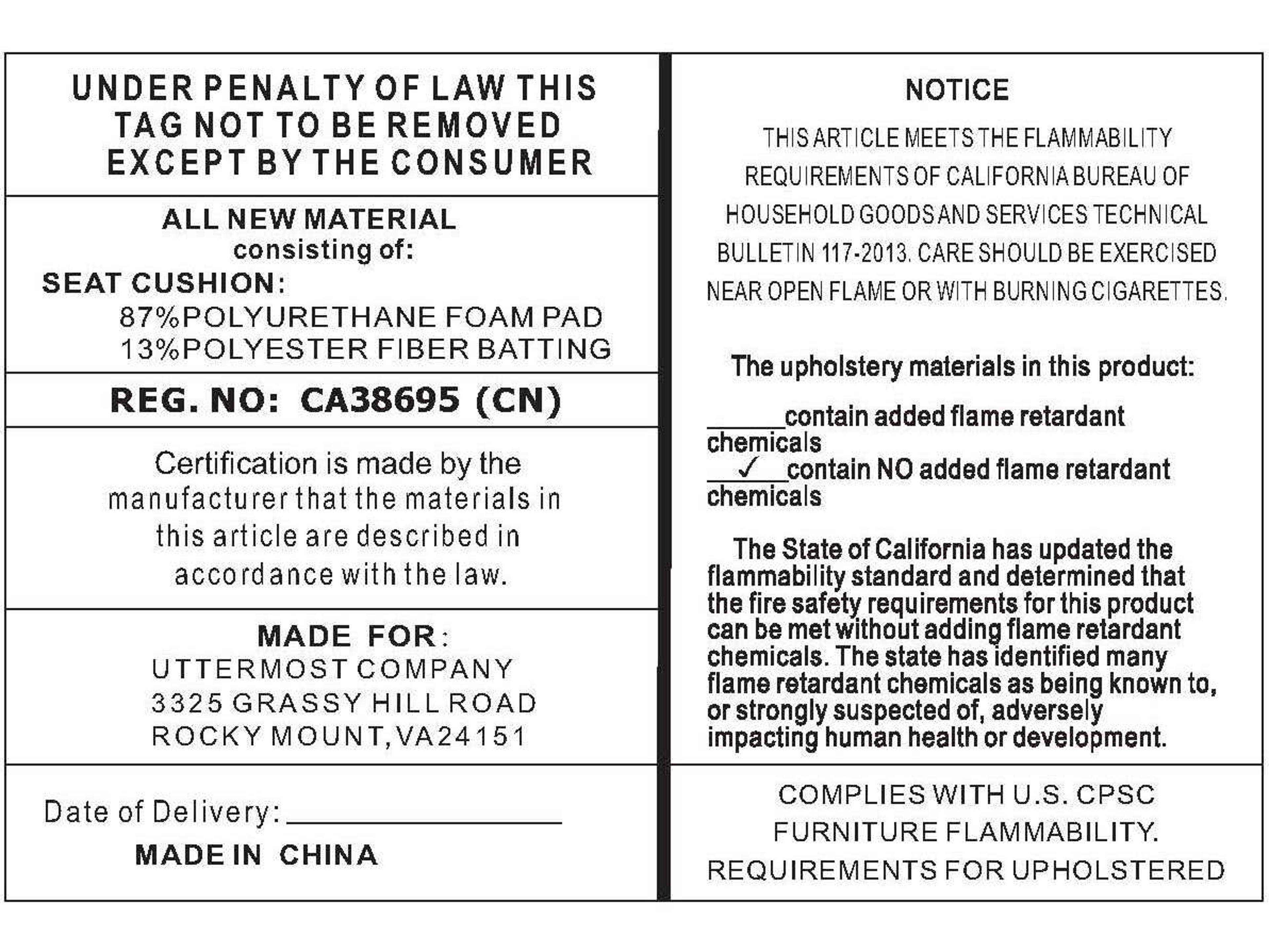 Uttermost Sandy White Fabric Accent Chair