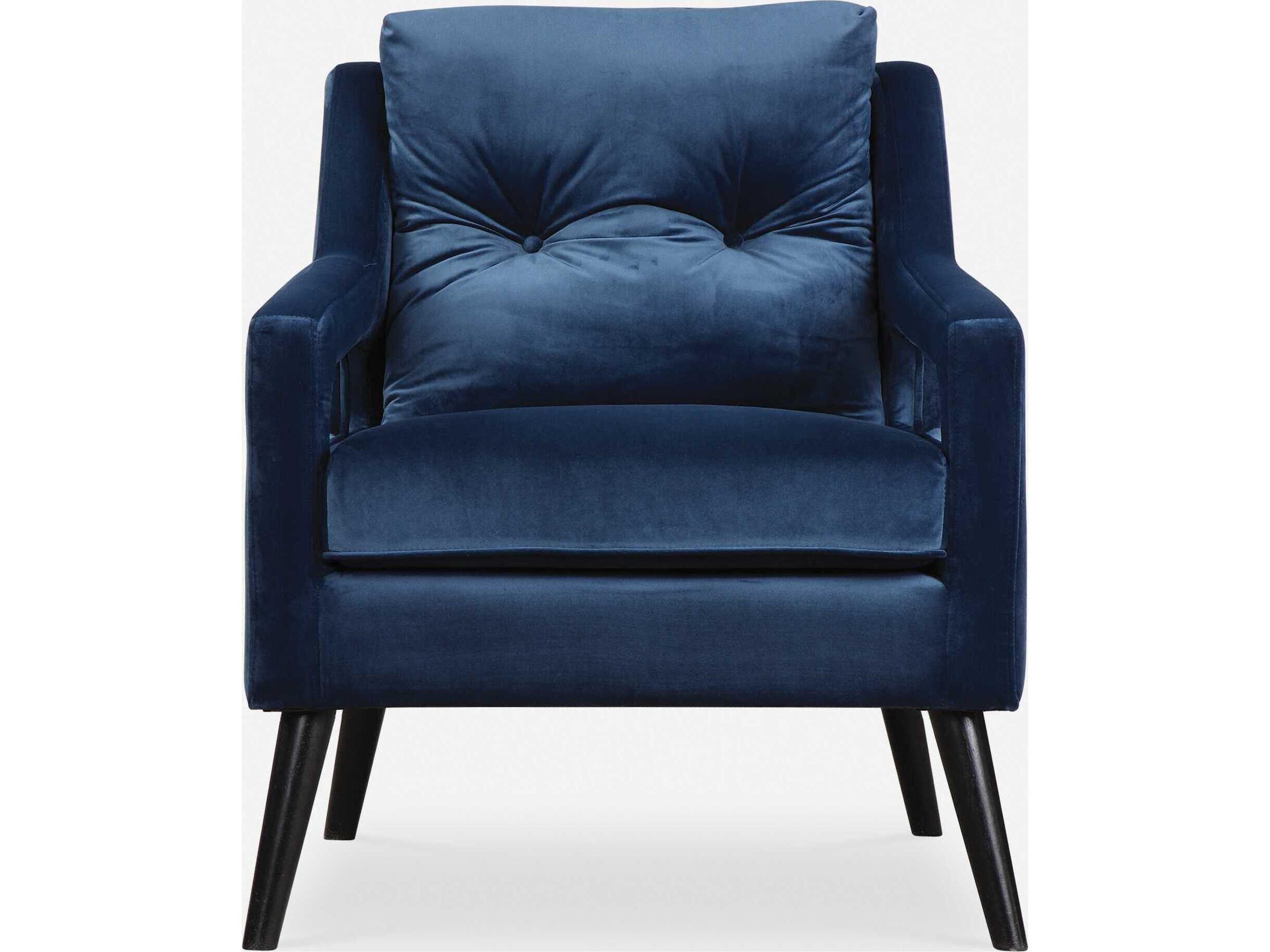 O'Brien Microfiber Blue Accent Chair