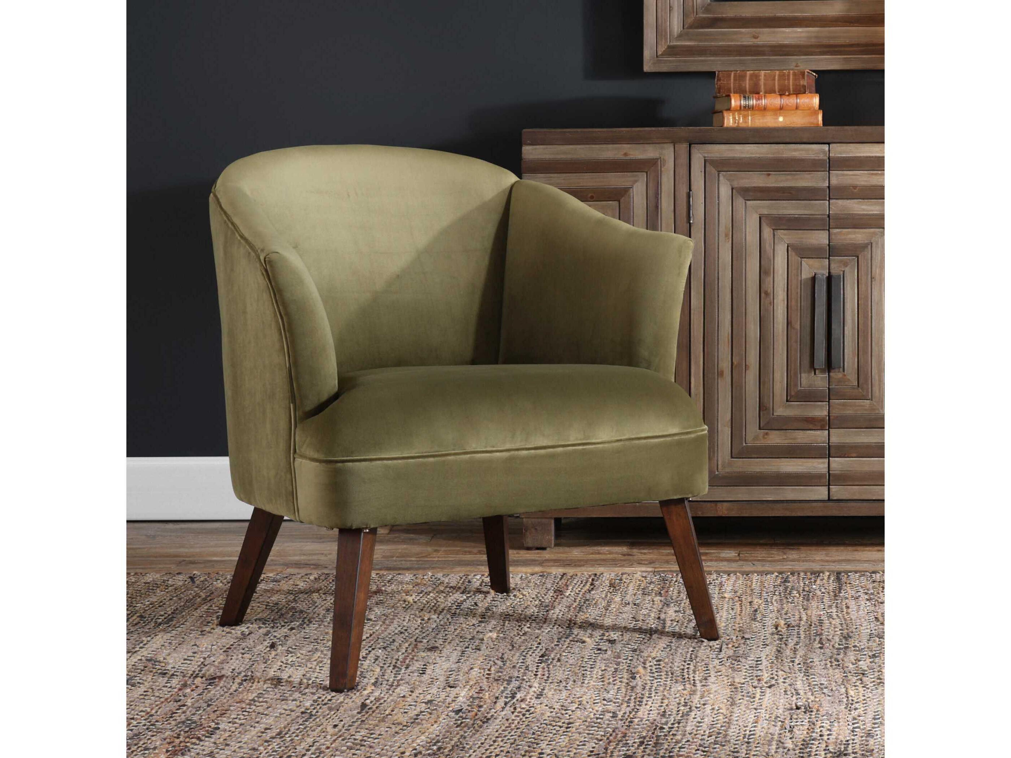 Uttermost Conroy Green Accent Chair