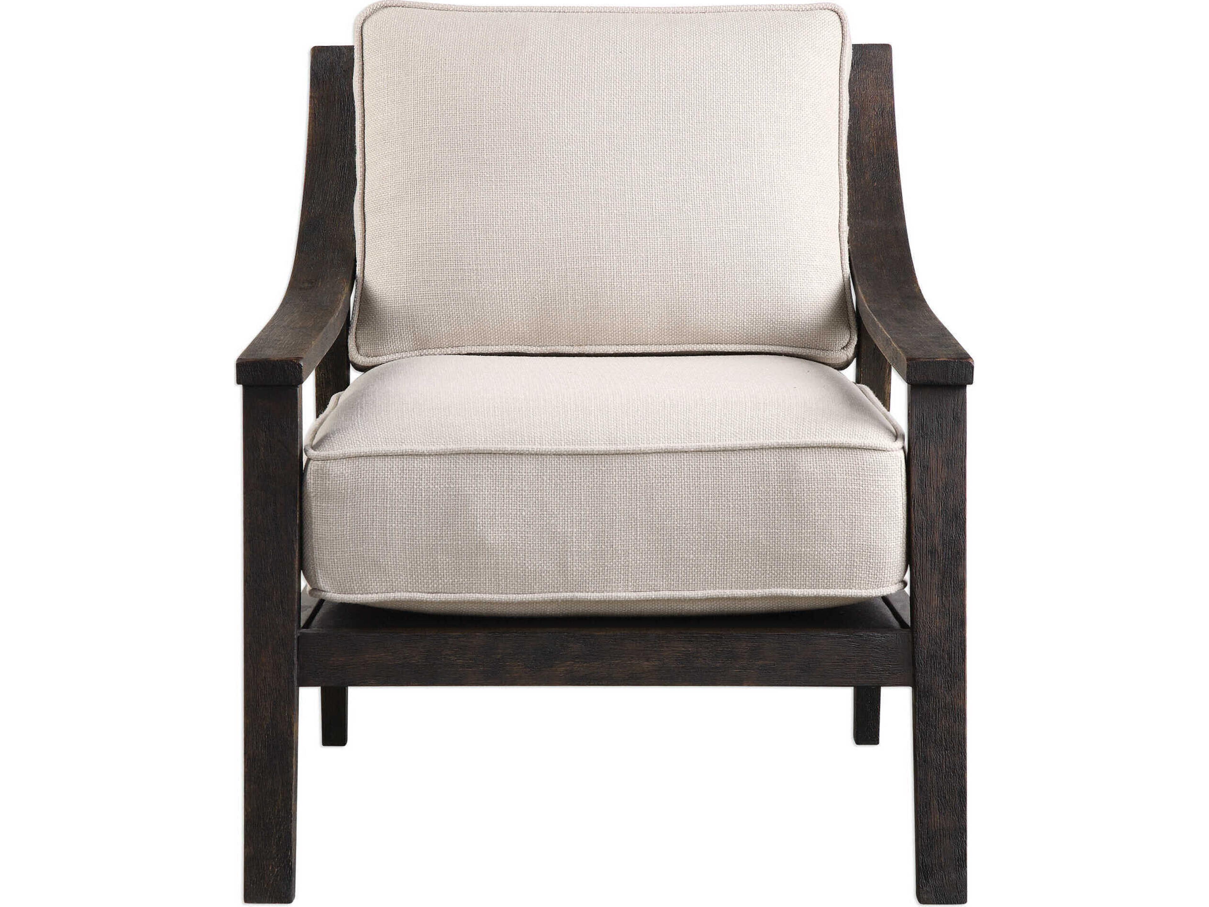 Uttermost Lyle Beige Fabric Accent Chair