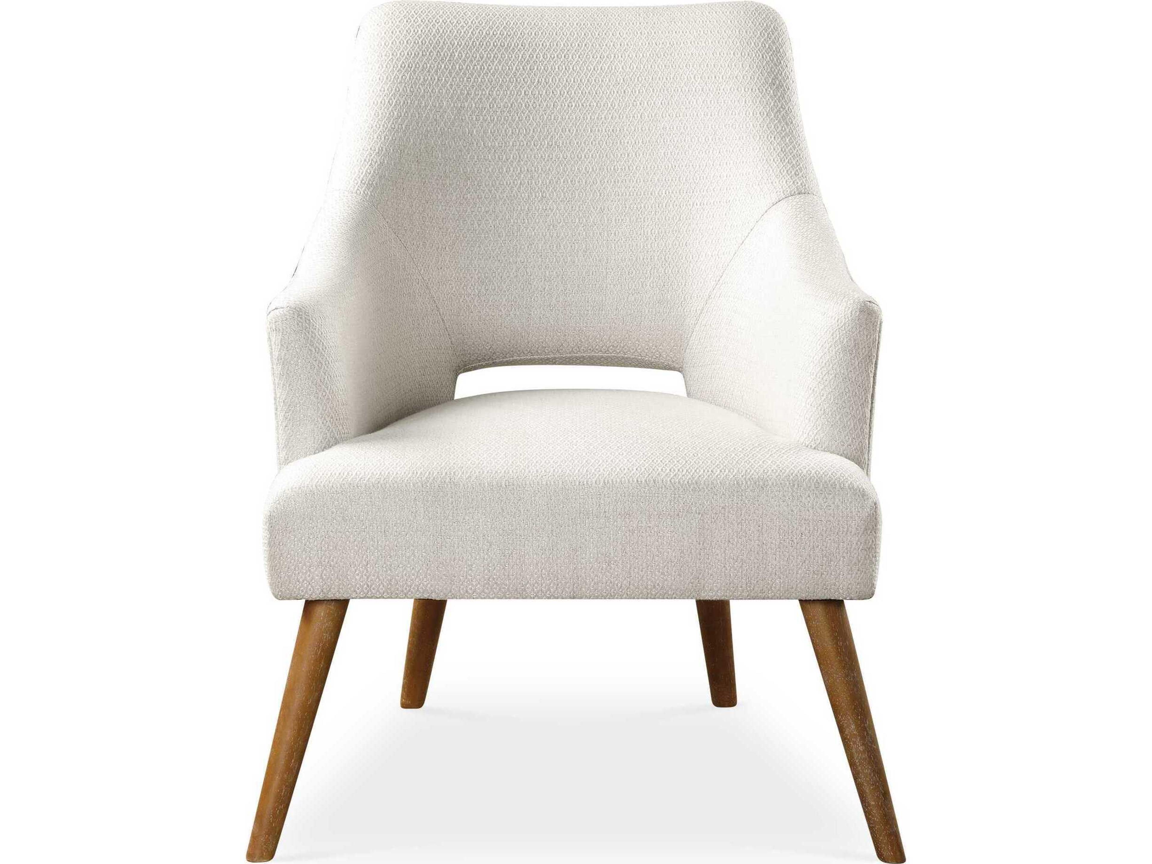 Uttermost Dree Ply Wood Oak Upholstered Arm Dining Chair