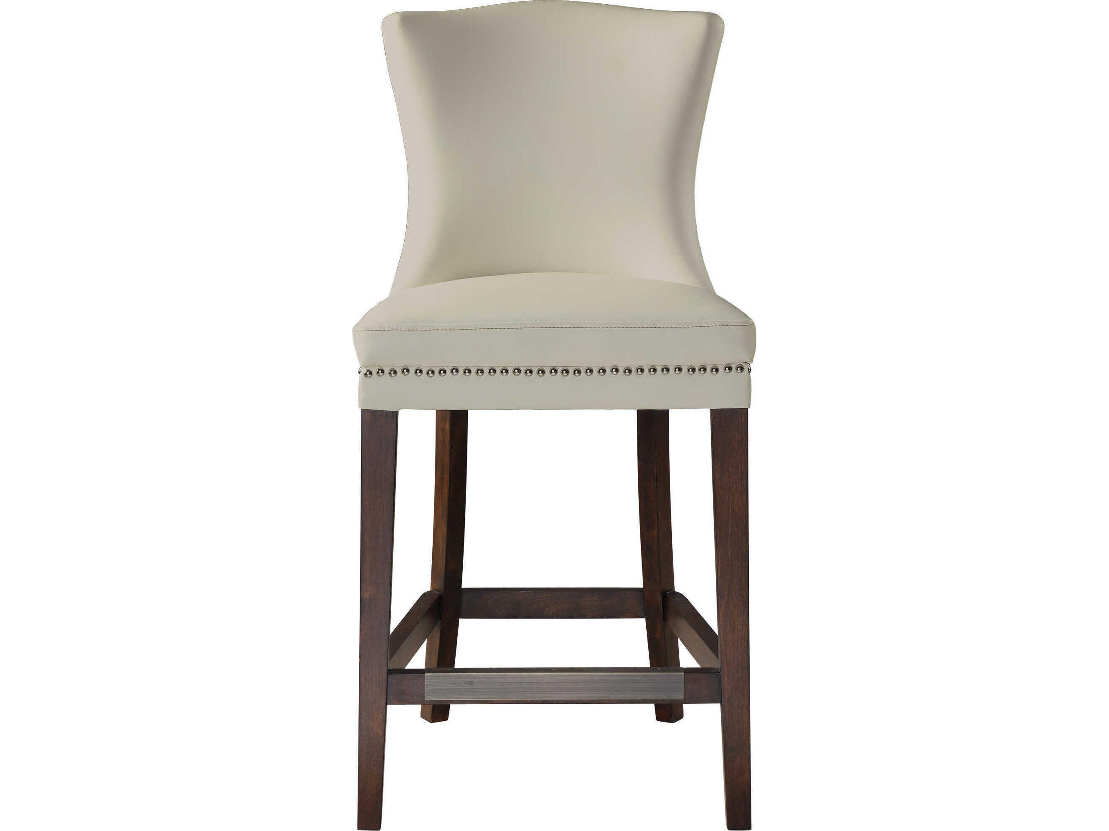 Uttermost Dariela Birch Wood Cream White Counter Stool
