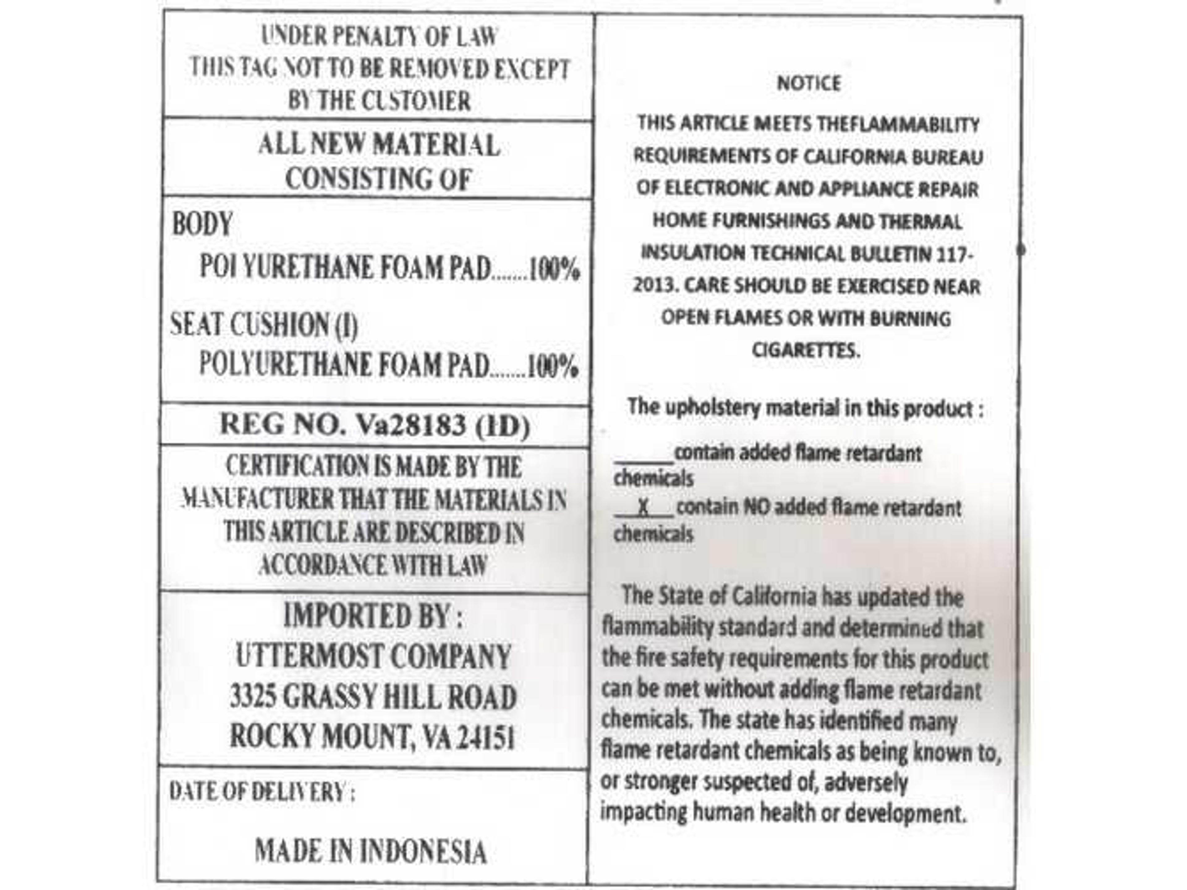 Uttermost Chalina White Fabric Tufted Accent Chair