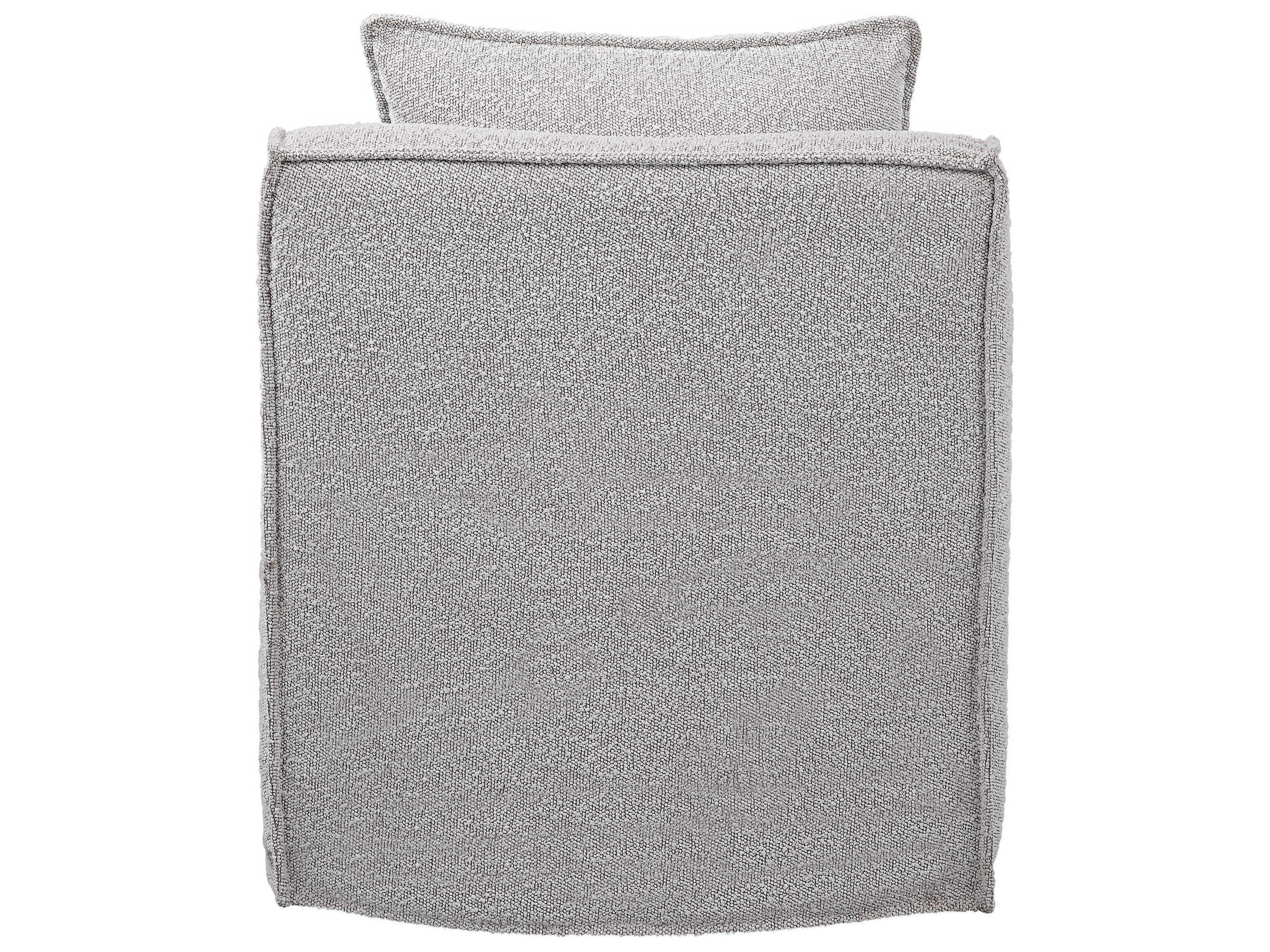 Uttermost Welland Swivel Gray Fabric Accent Chair