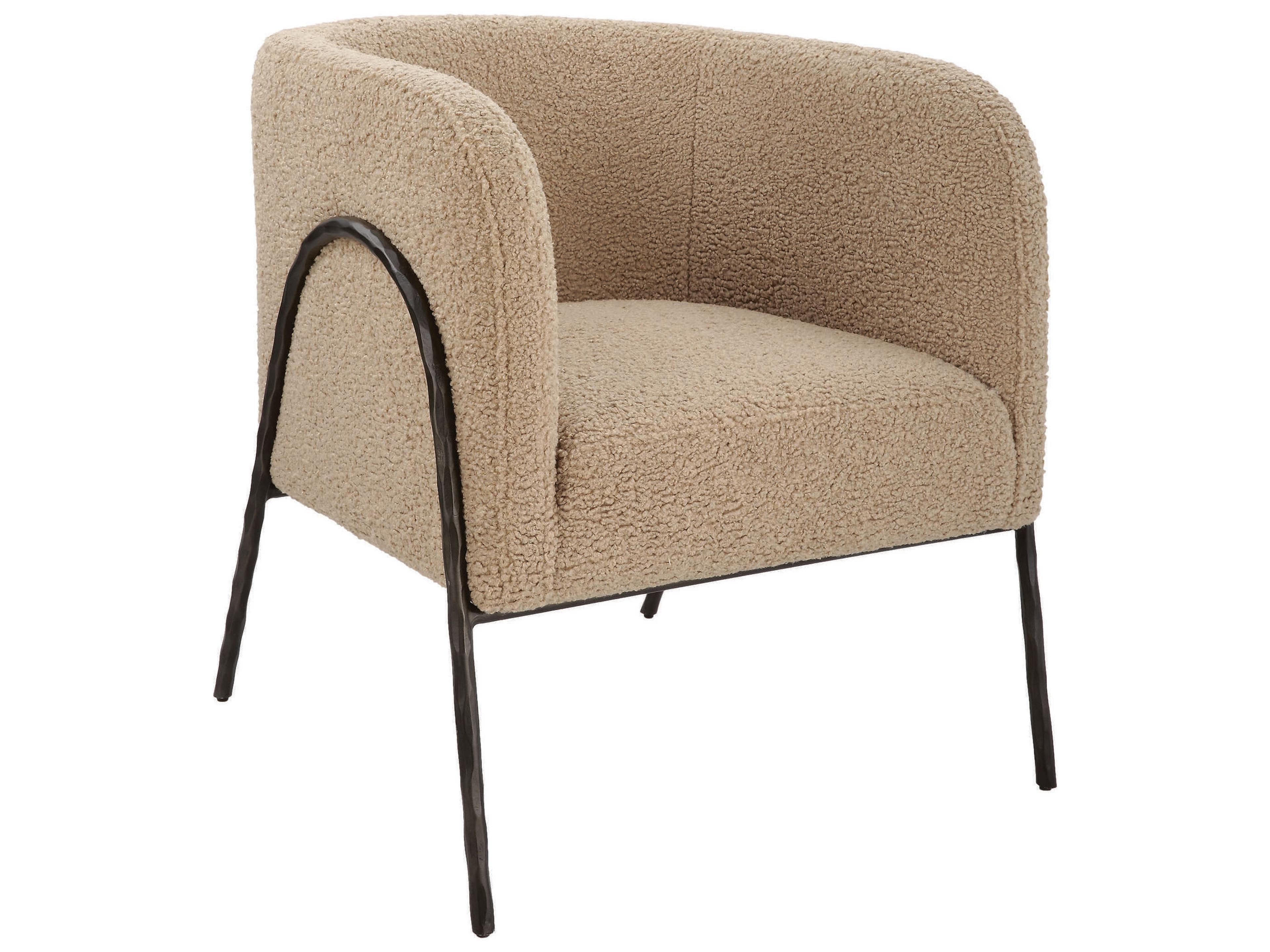 Jacobsen Brown Fabric Accent Chair