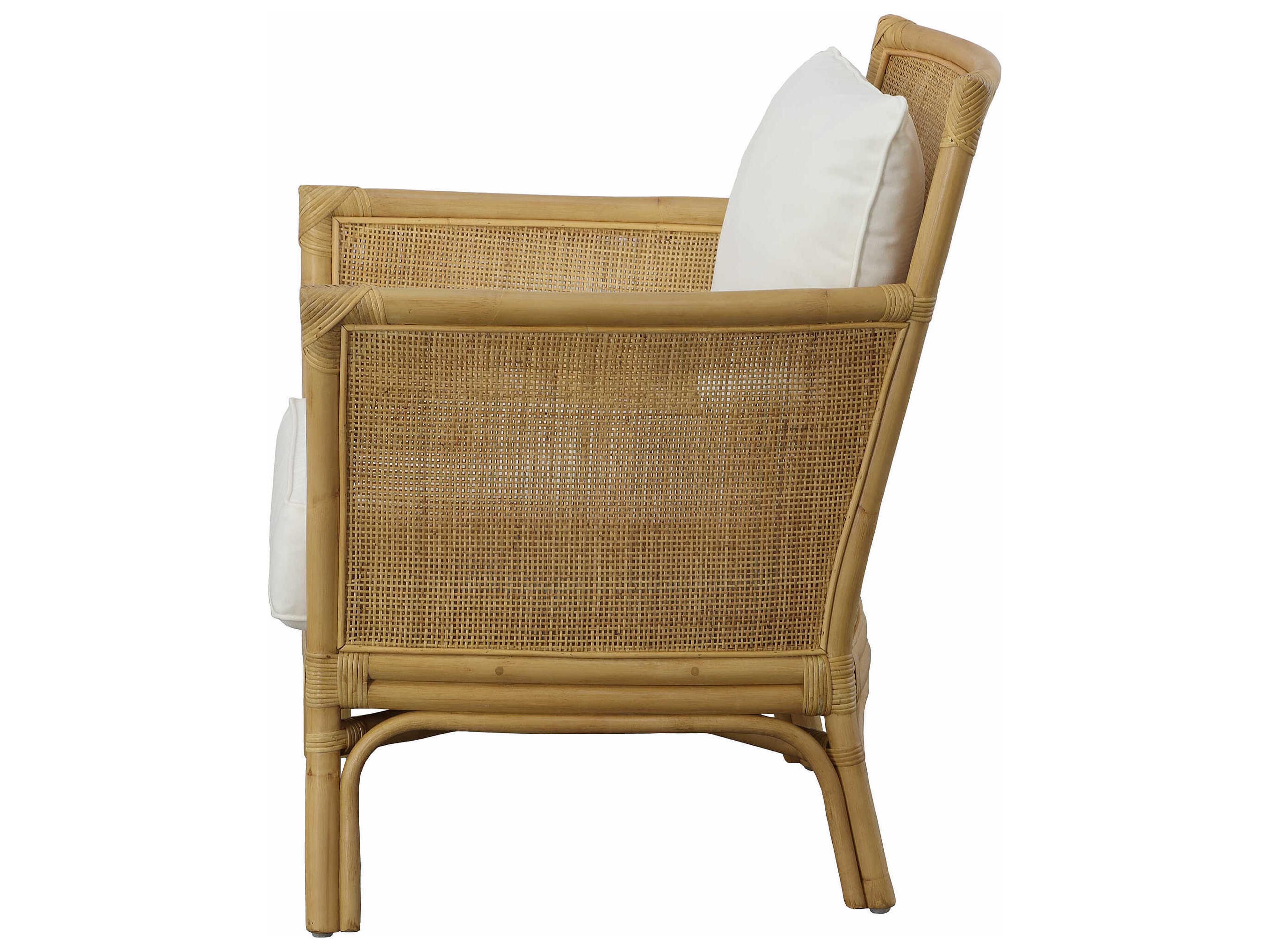 Uttermost Pacific Brown Fabric Accent Chair