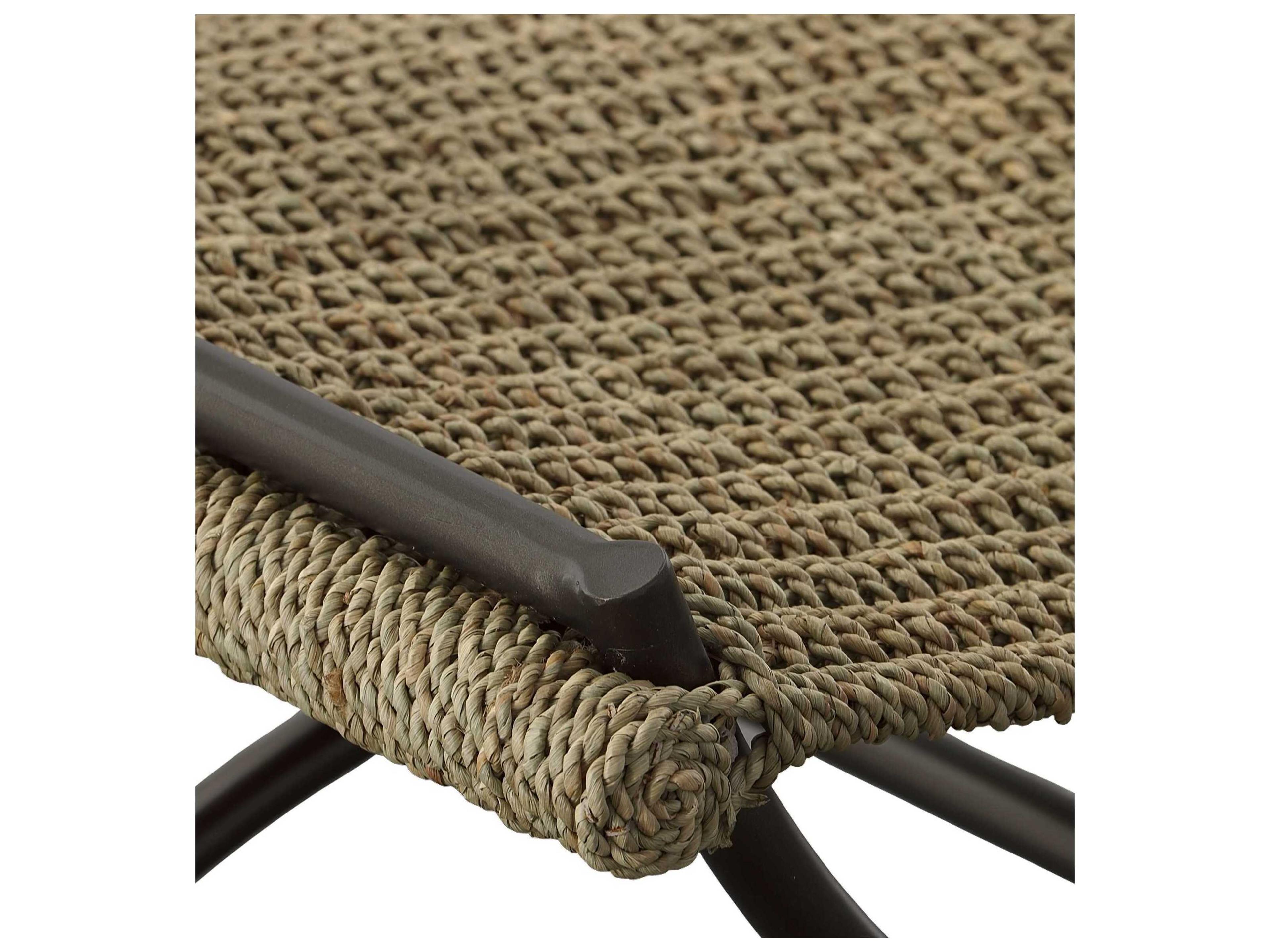 Uttermost Brushed Gunmetal Black Accent Bench