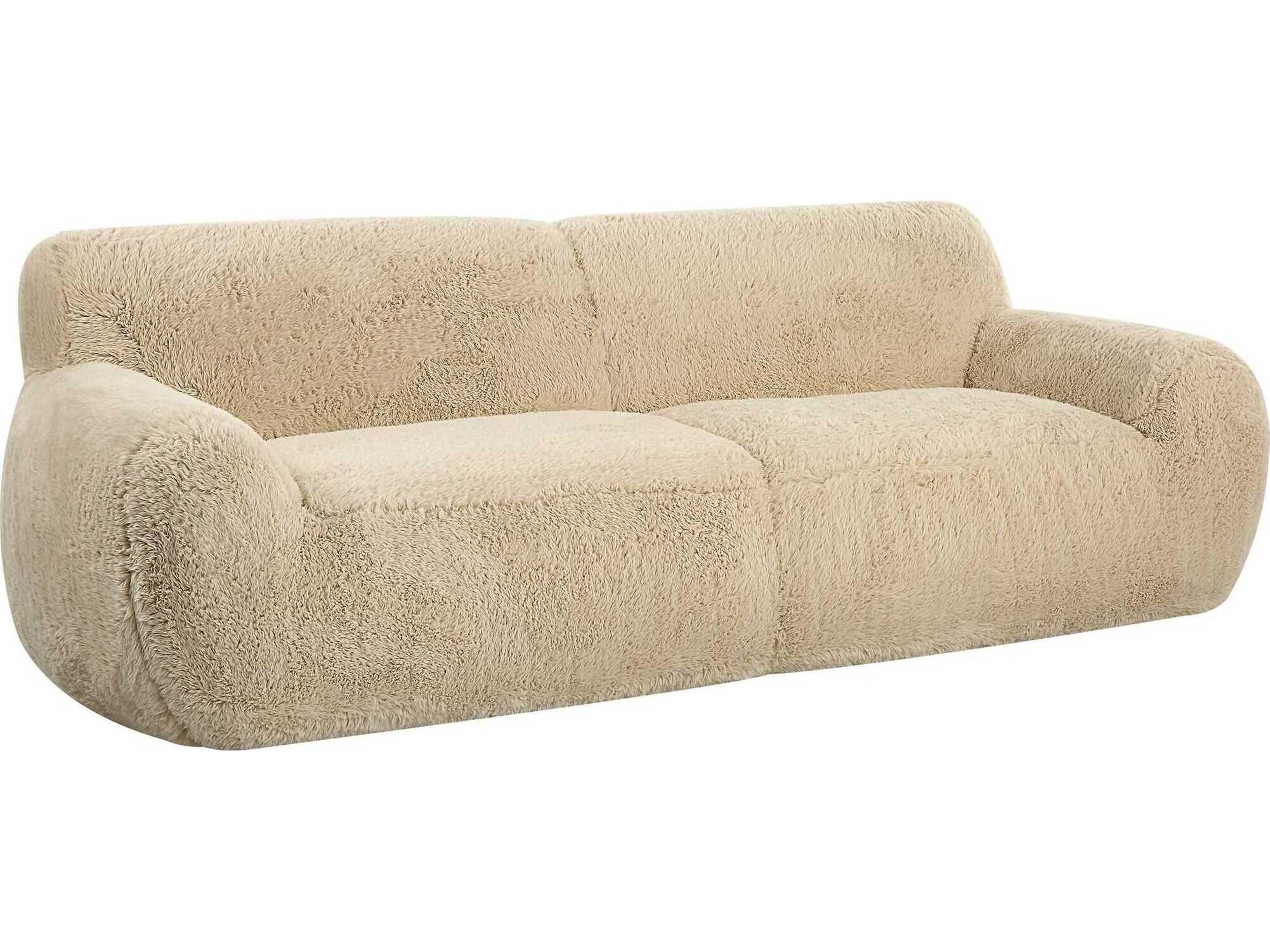 Abide Caramel Beige Upholstered Sofa