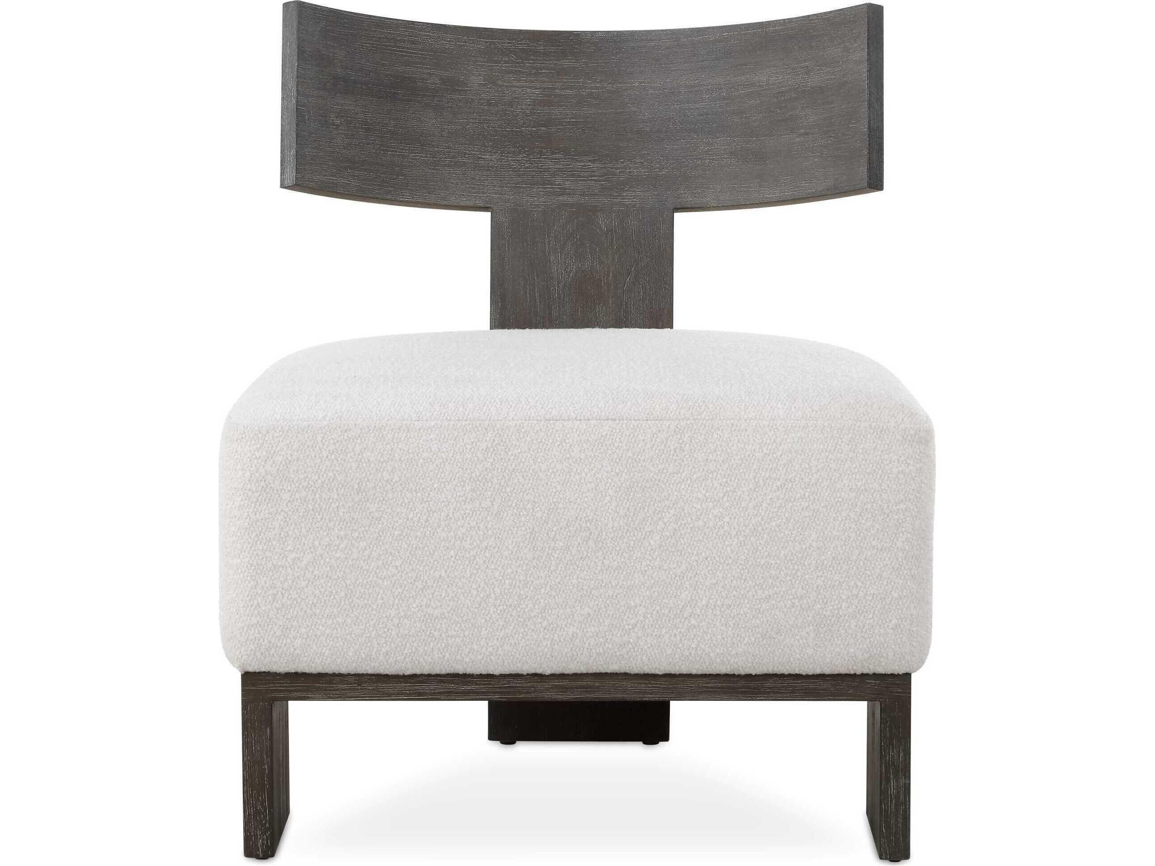 Uttermost Finlay White Fabric Accent Chair