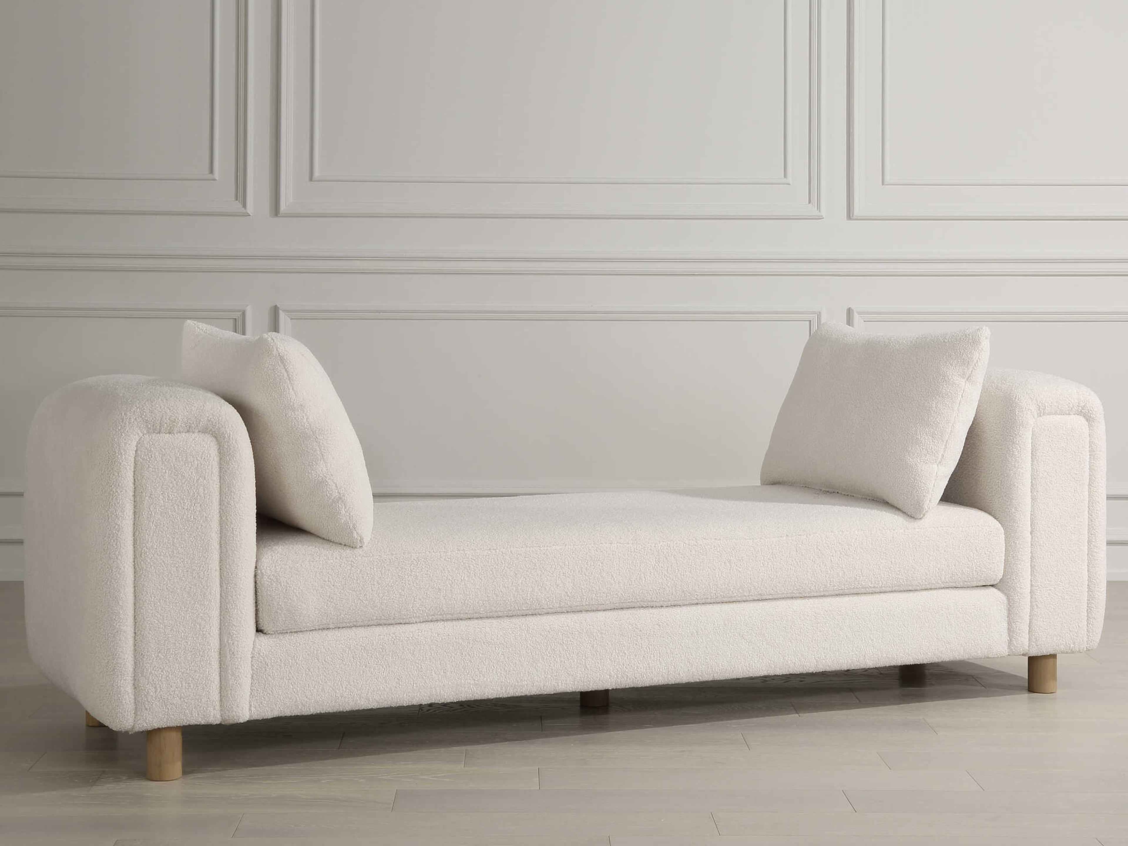 Uttermost Repose Ivory White Upholstered Accent Bench