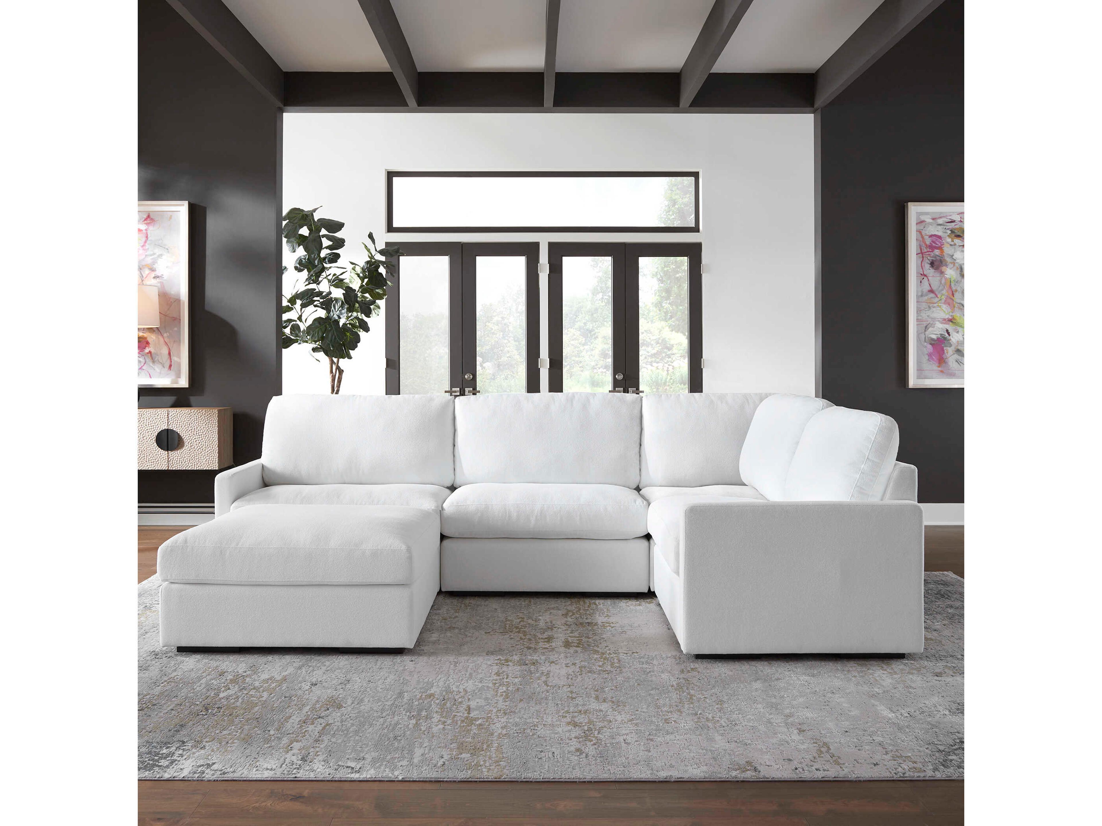 Refuge Arctic White Upholstered Modular