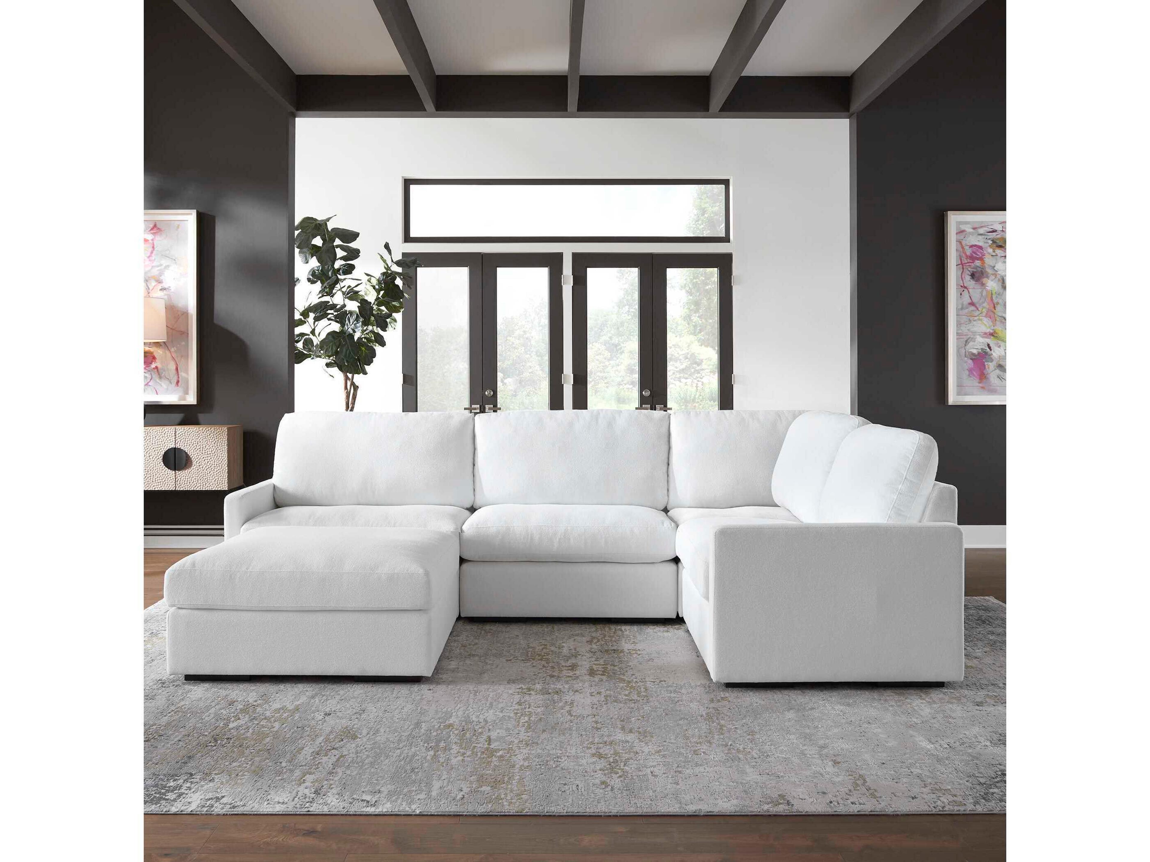 Uttermost Refuge Arctic White Upholstered Modular