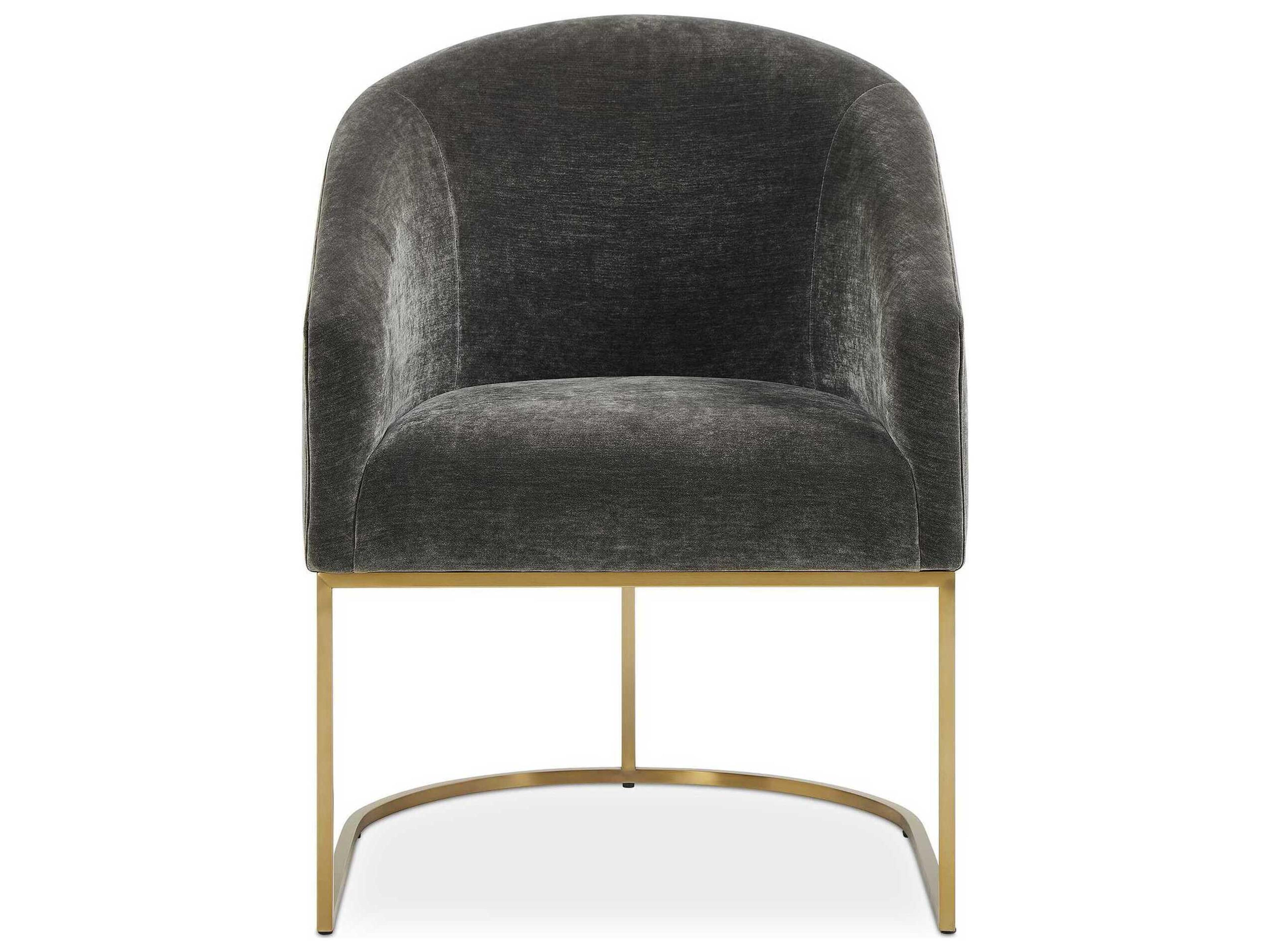 Uttermost Hanni Gray Upholstered Arm Dining Chair