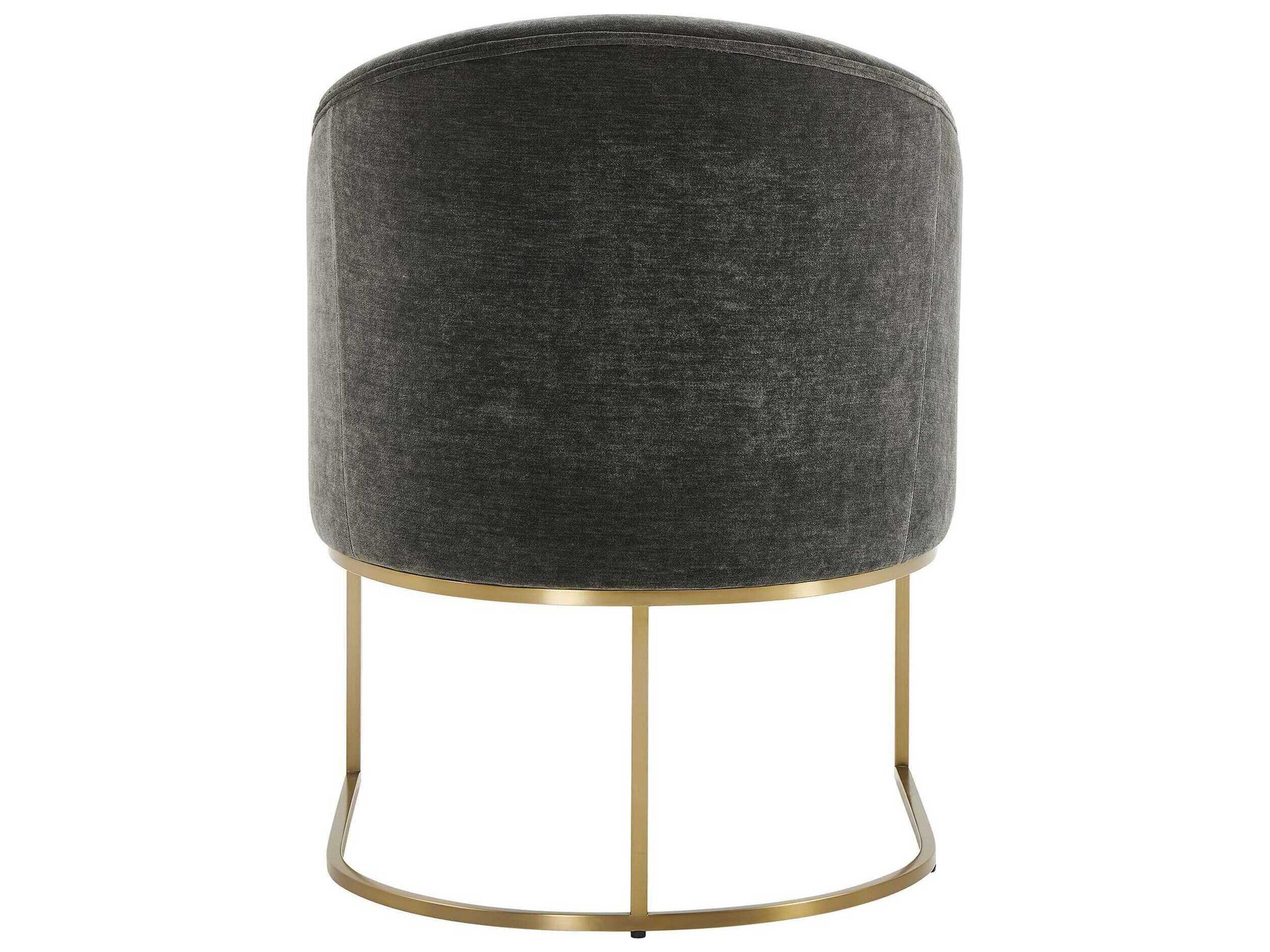 Uttermost Hanni Gray Upholstered Arm Dining Chair