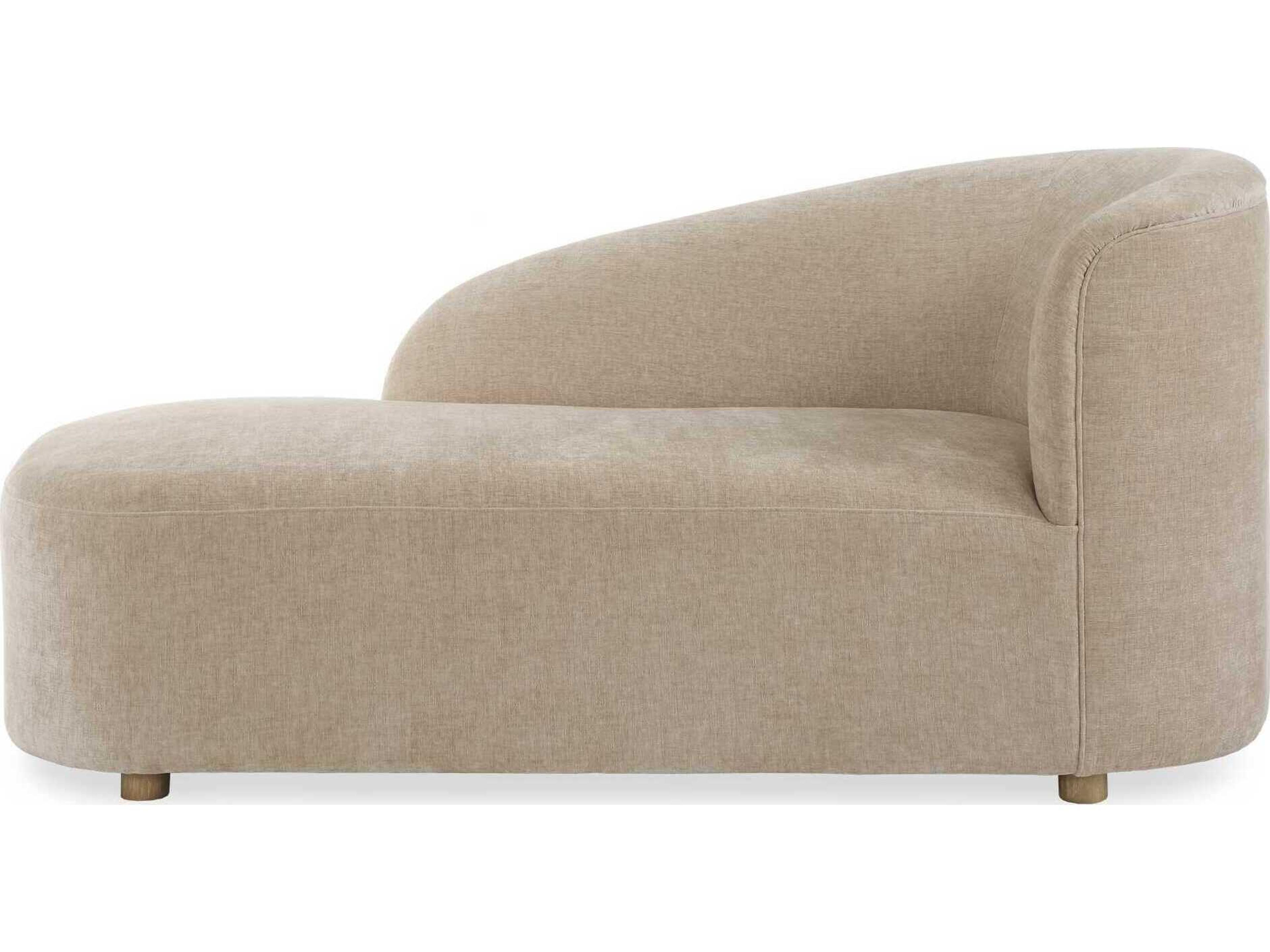 Fae Brown Upholstered Chaise