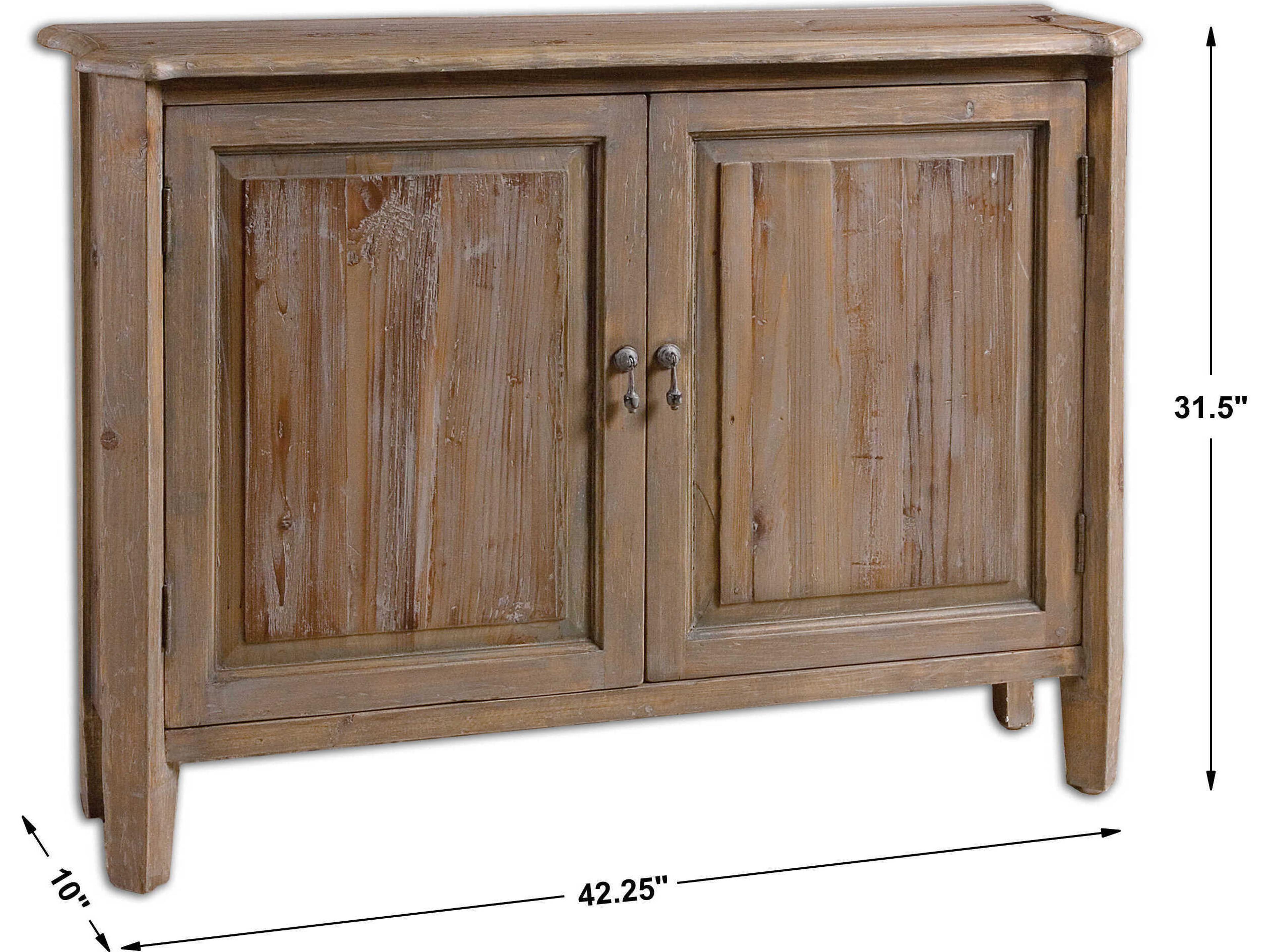 Uttermost Altair Stony Gray Brown Ply Wood Accent Chest