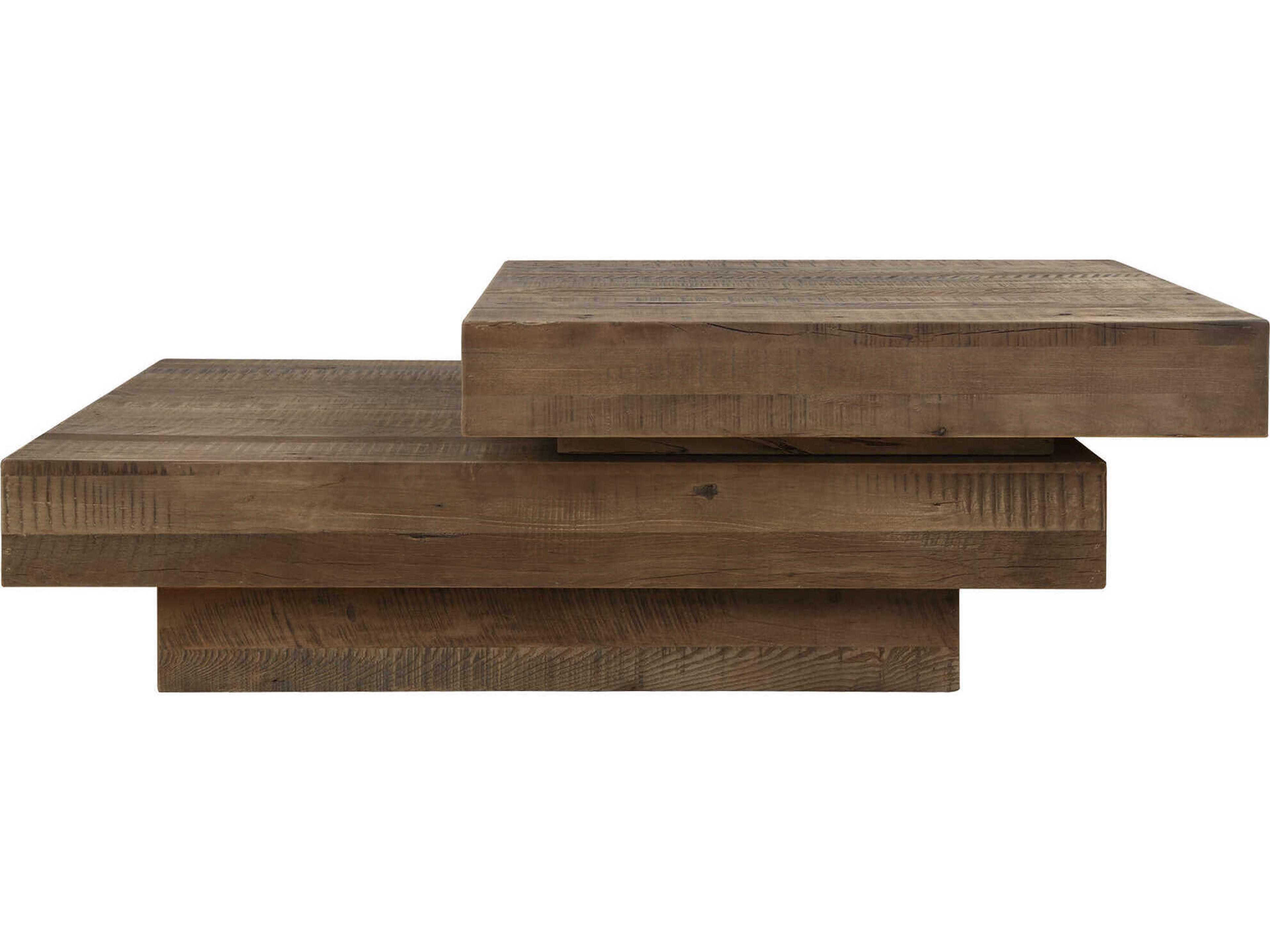 Uttermost Rustic Planes Rectangular Wood Natural Coffee Table