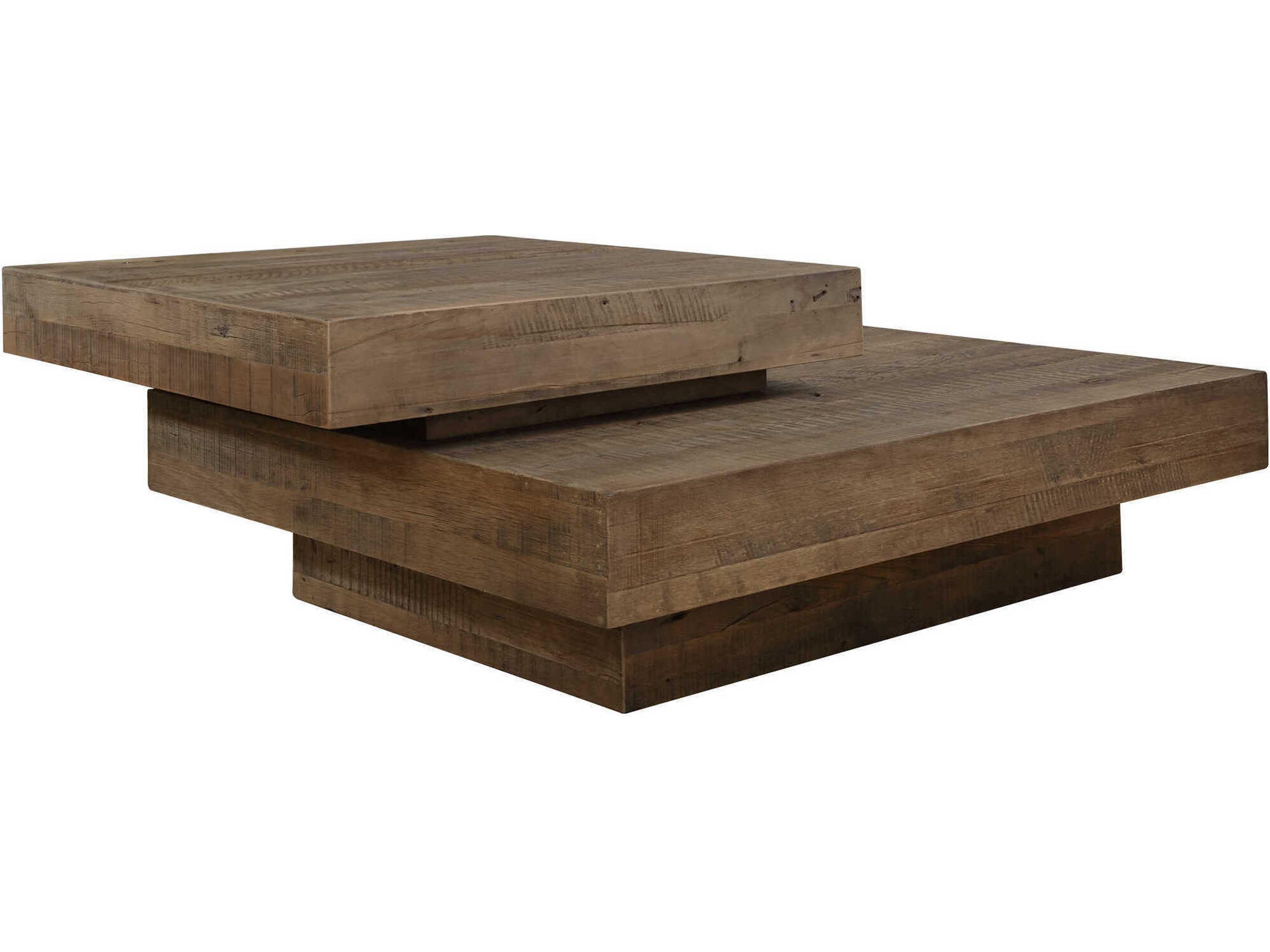Uttermost Rustic Planes Rectangular Wood Natural Coffee Table