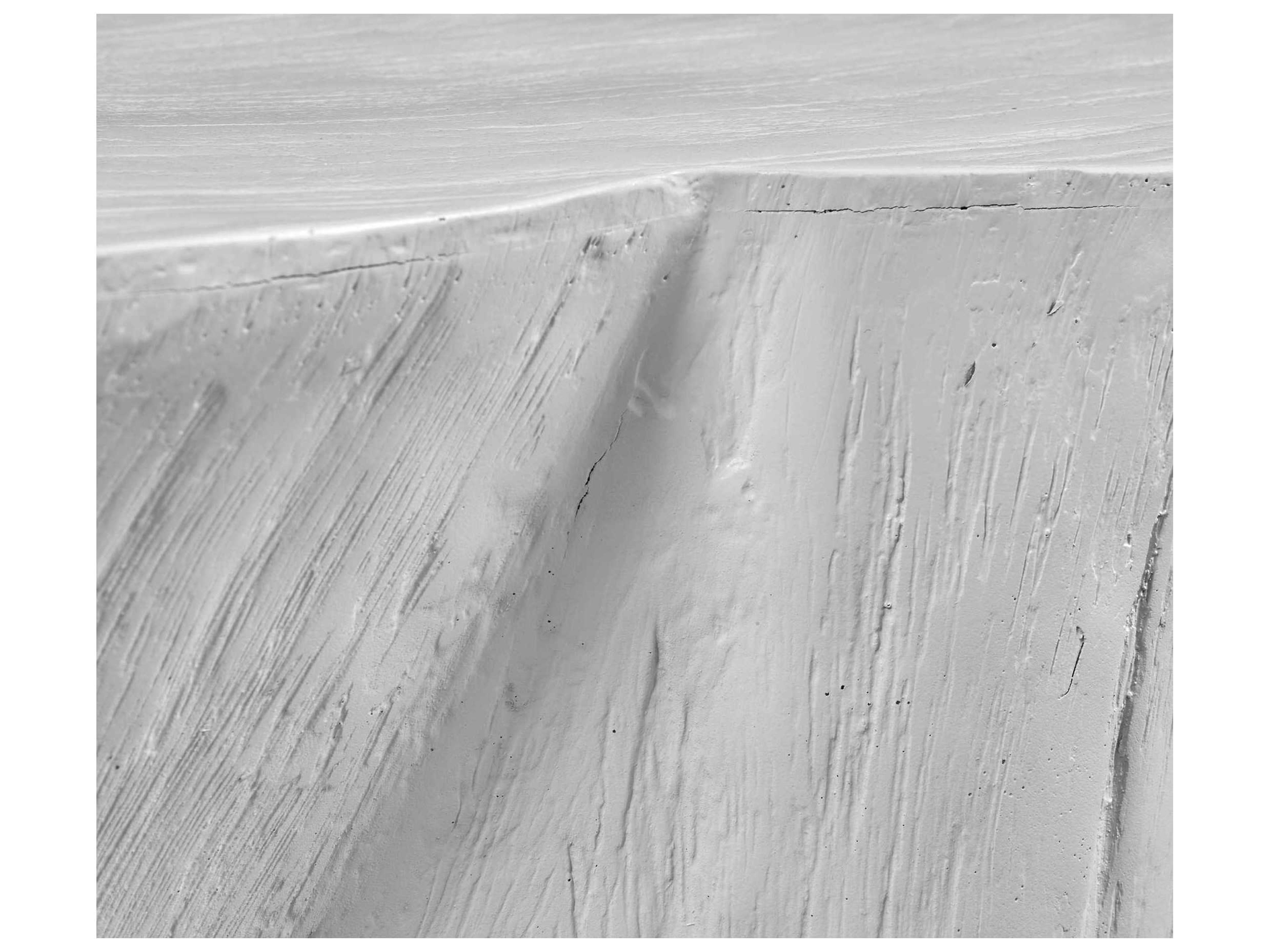 Uttermost Woods Edge Wood Crisp White Coffee Table