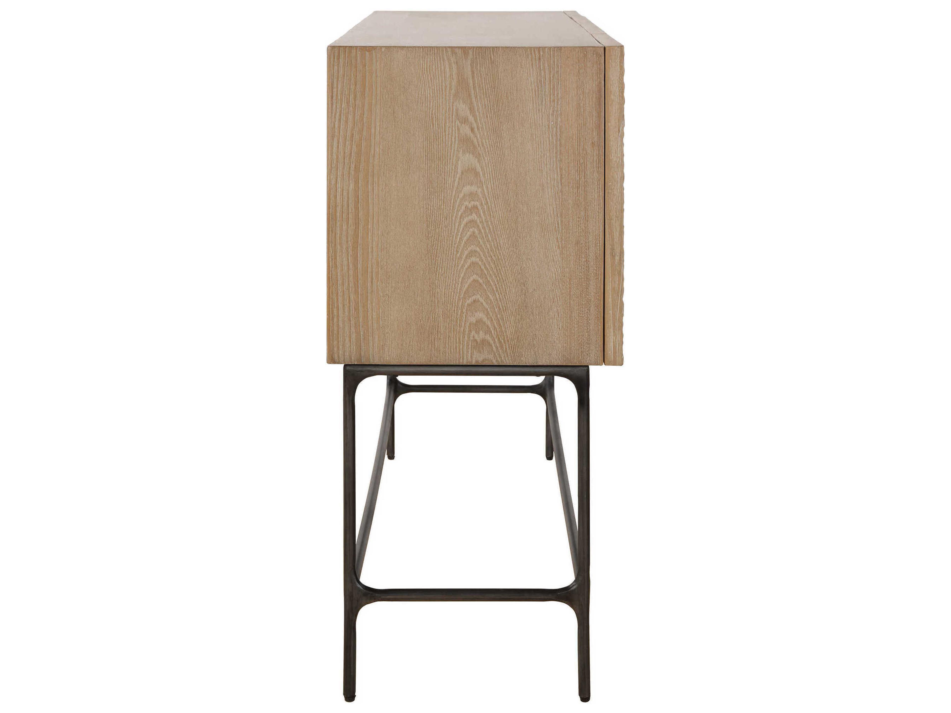 Uttermost Lunar 53" Elm Wood Natural Sideboard