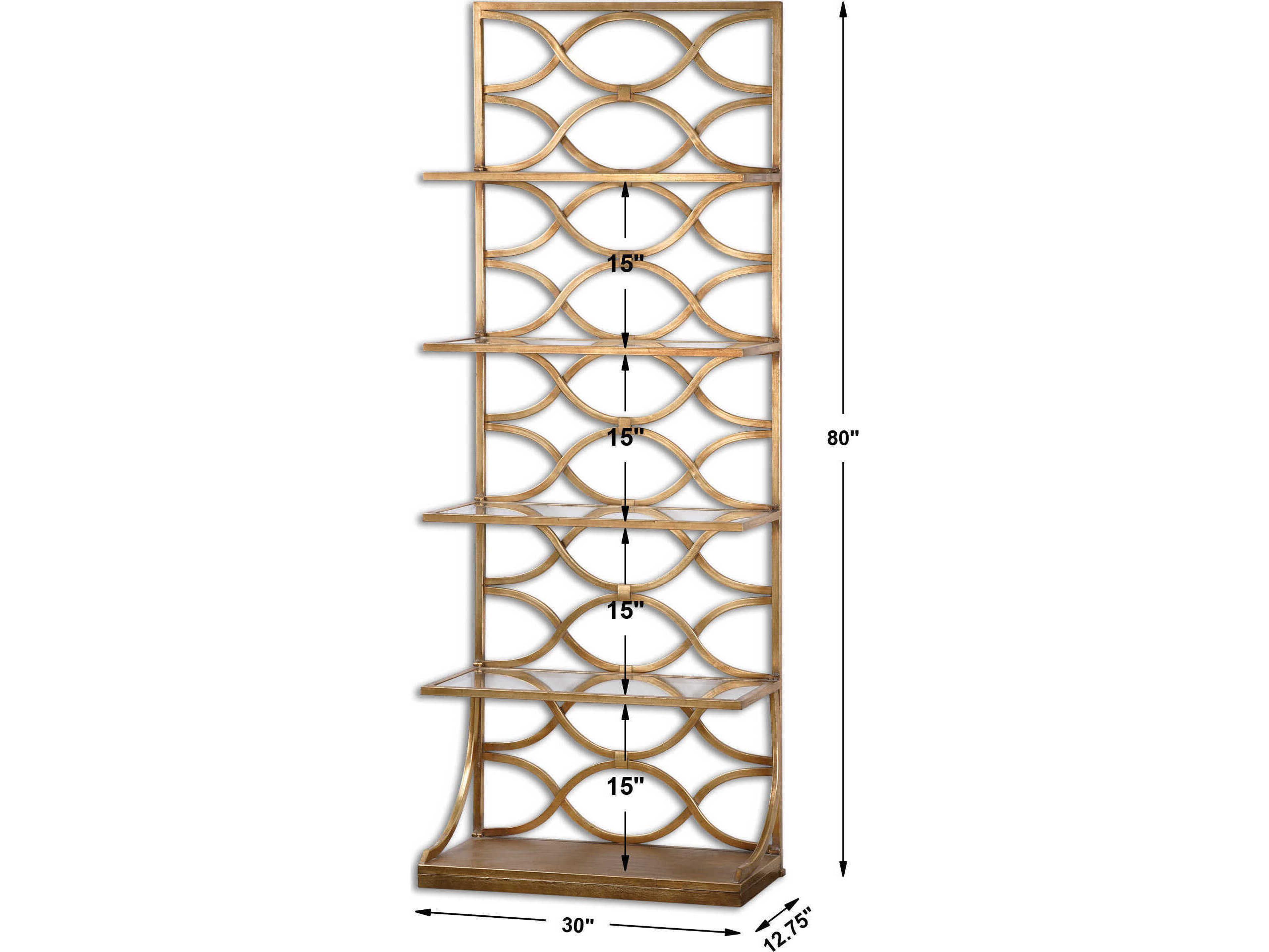 Uttermost Lashaya Gold Etagere