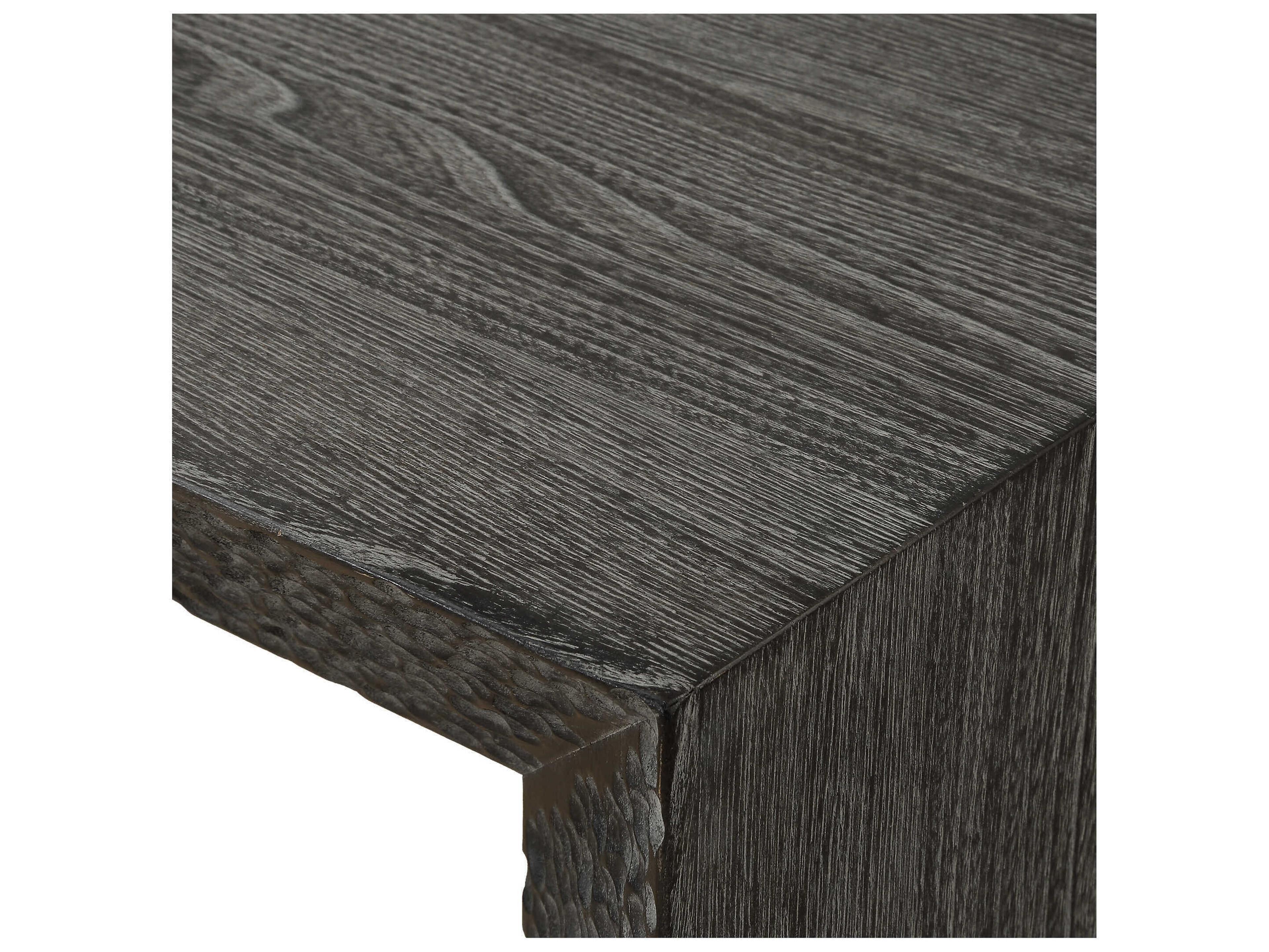 Uttermost Thoreau Rectangular Wood Ebony Console Table