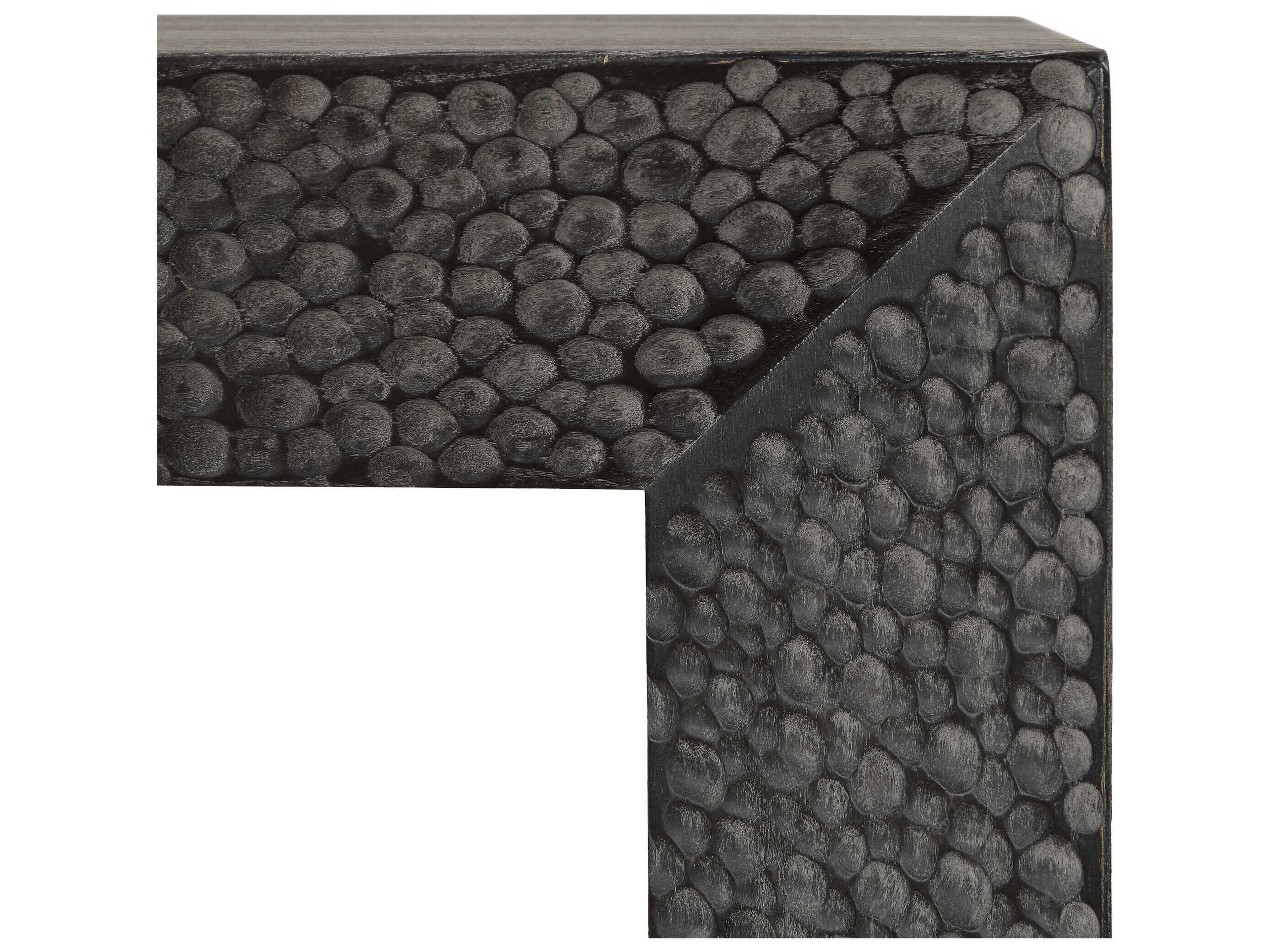 Uttermost Thoreau Rectangular Wood Ebony Console Table