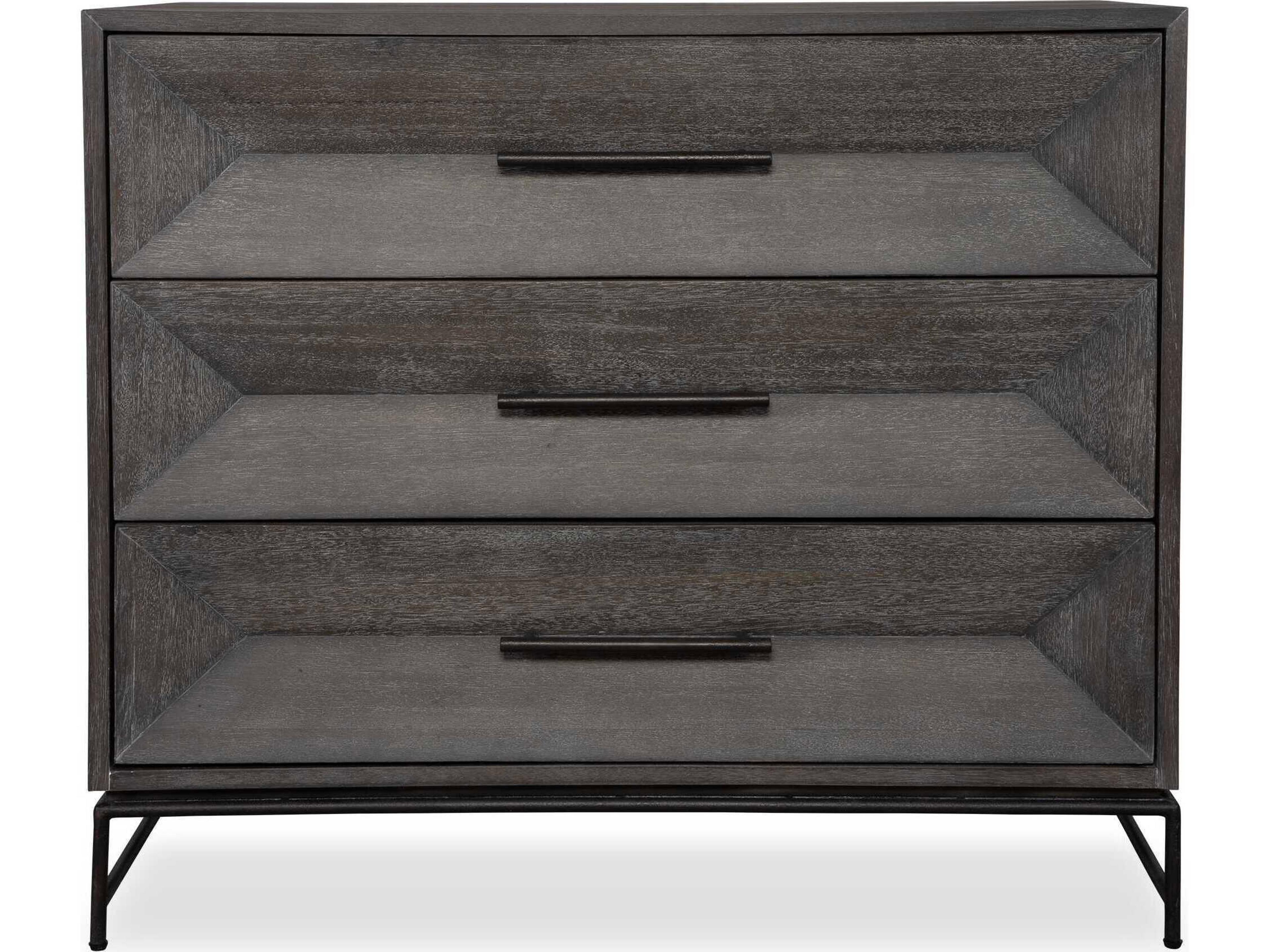 Knox Light Gray Acacia Wood Accent Chest