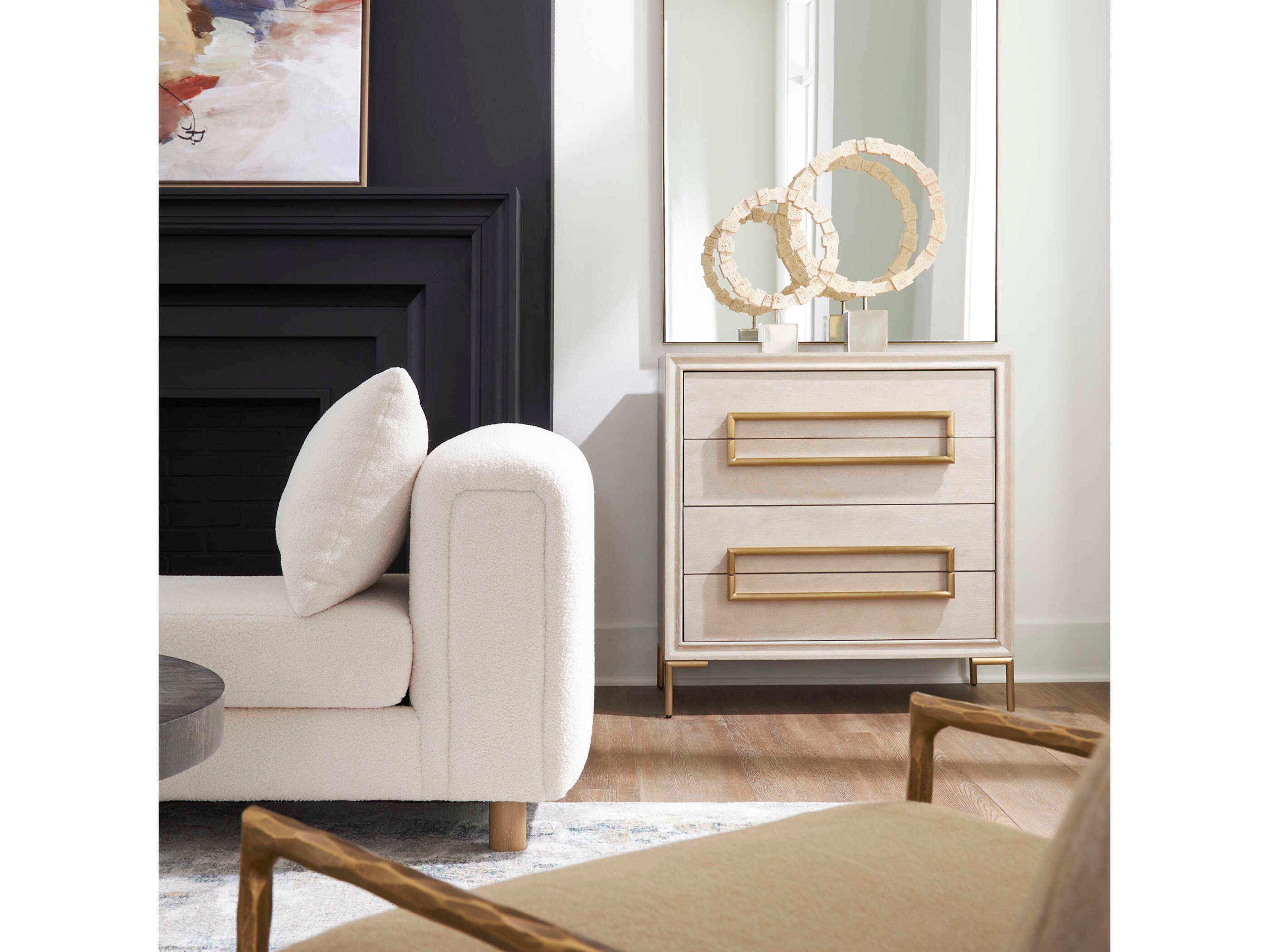 Uttermost Alessia Light Oak Wood Accent Chest