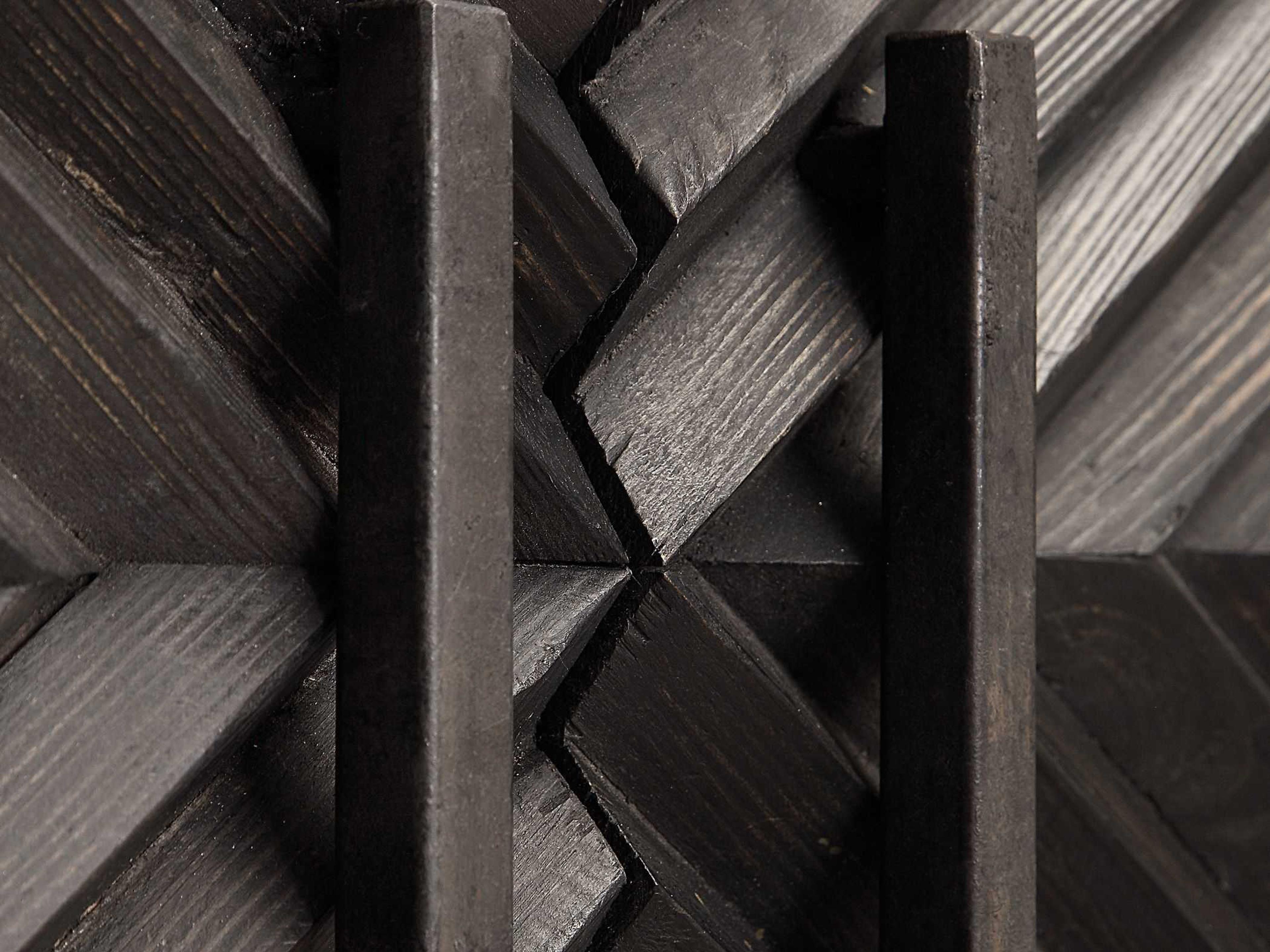 Uttermost Zadie Aged Ebony Black Accent Chest