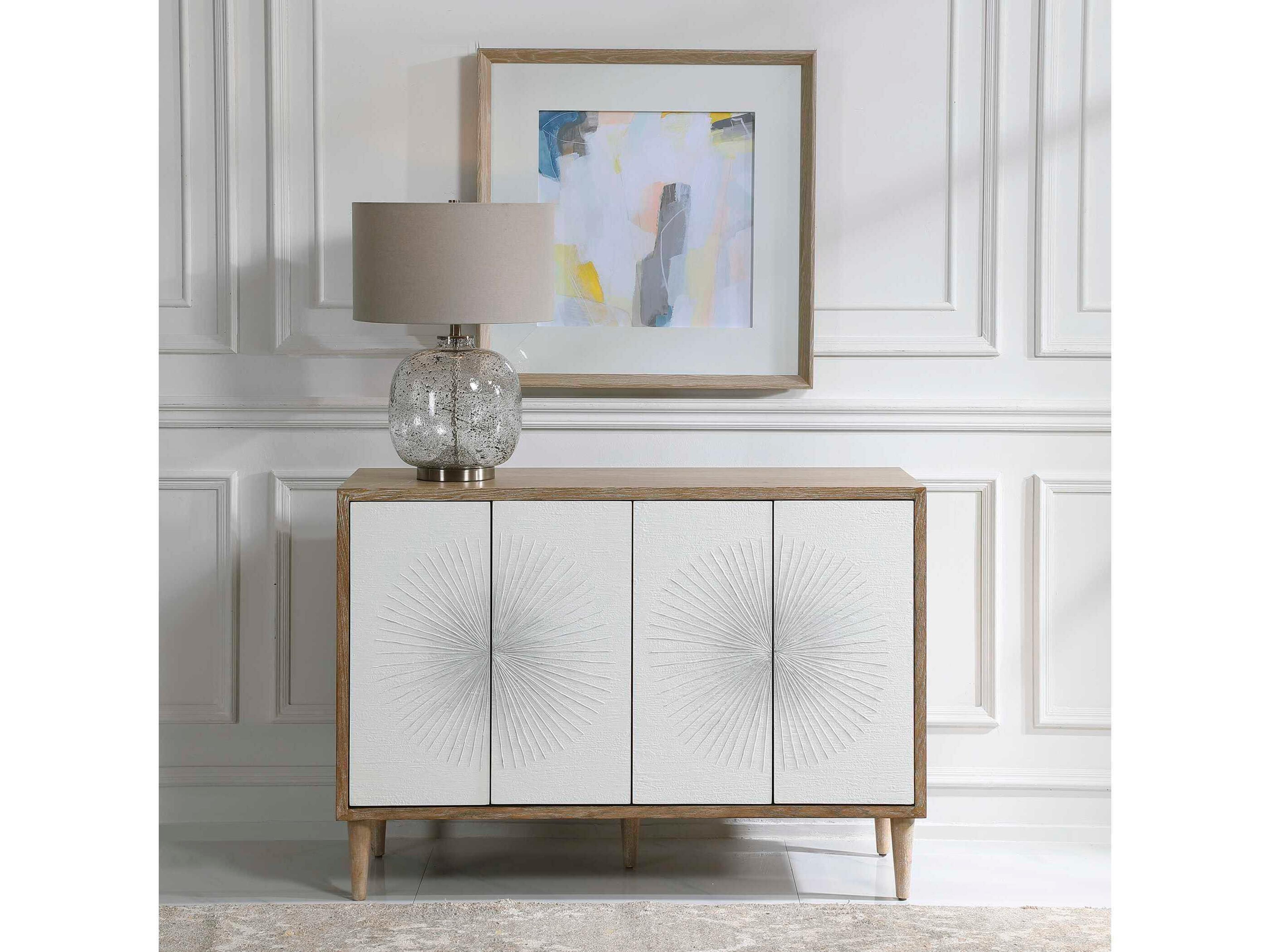 Uttermost Dani 48" Oak Wood Sideboard