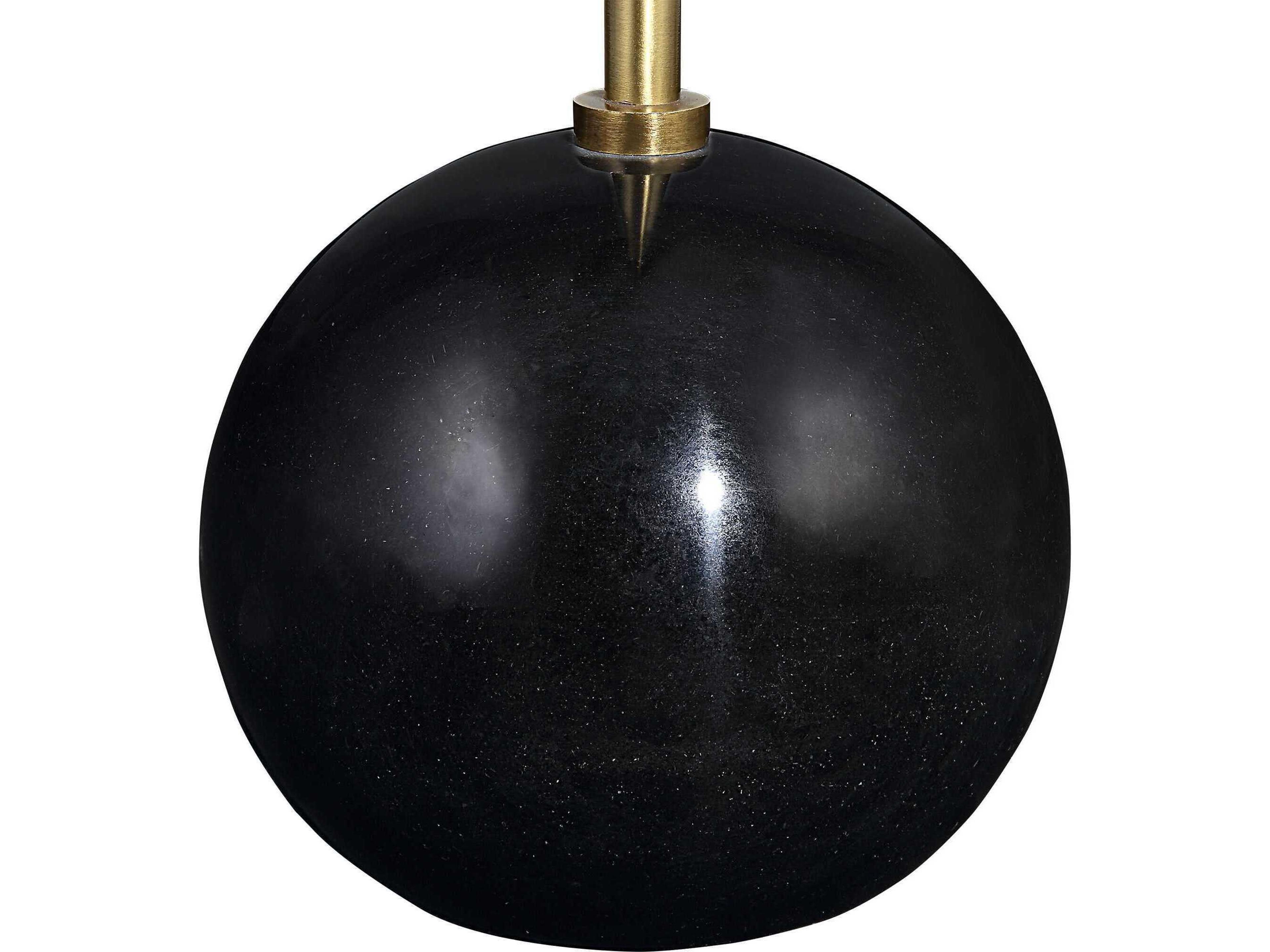 Uttermost Gimlet 8" Round Metal Brushed Brass End Table