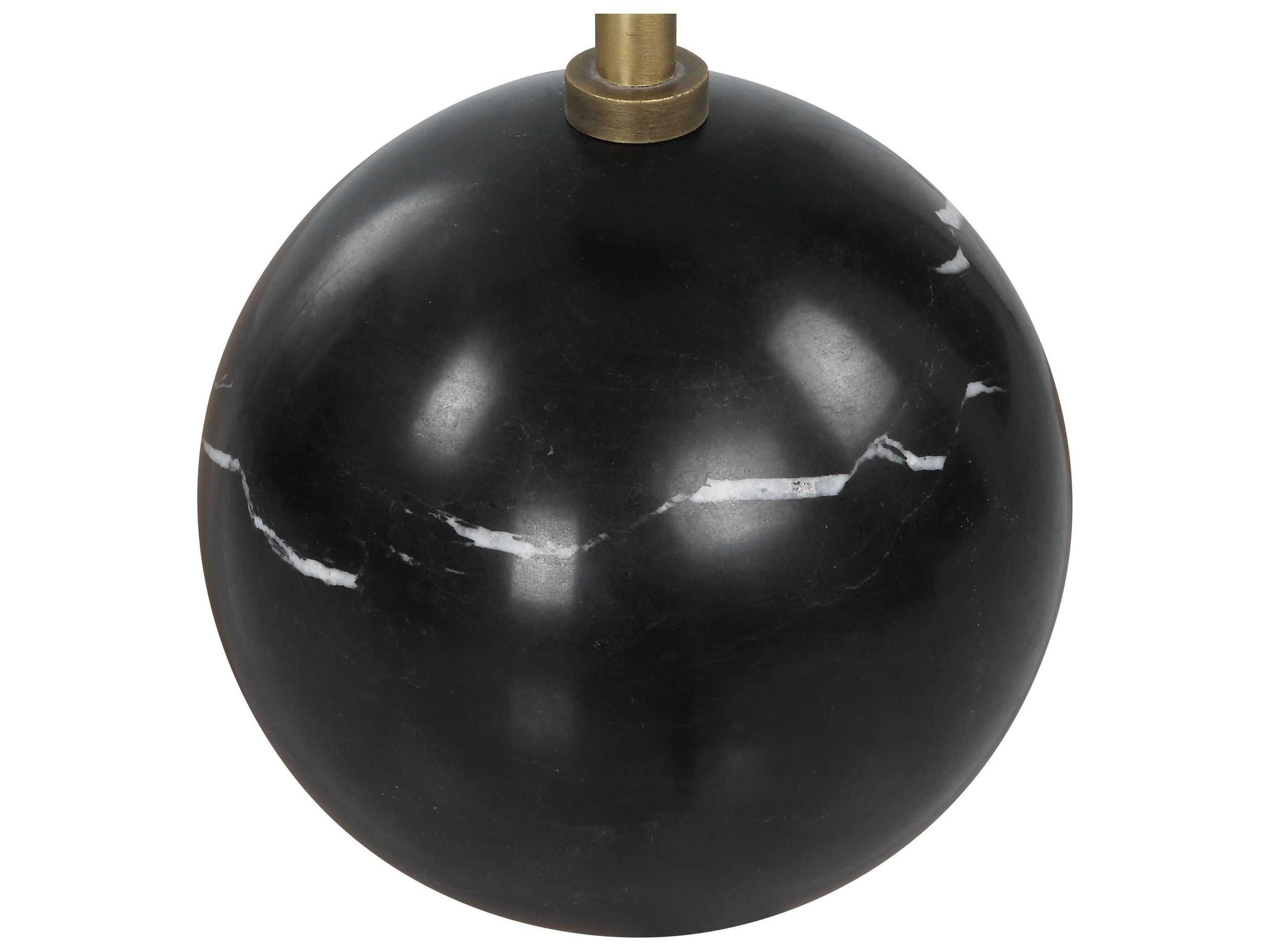 Uttermost Gimlet 8" Round Metal Brushed Brass End Table