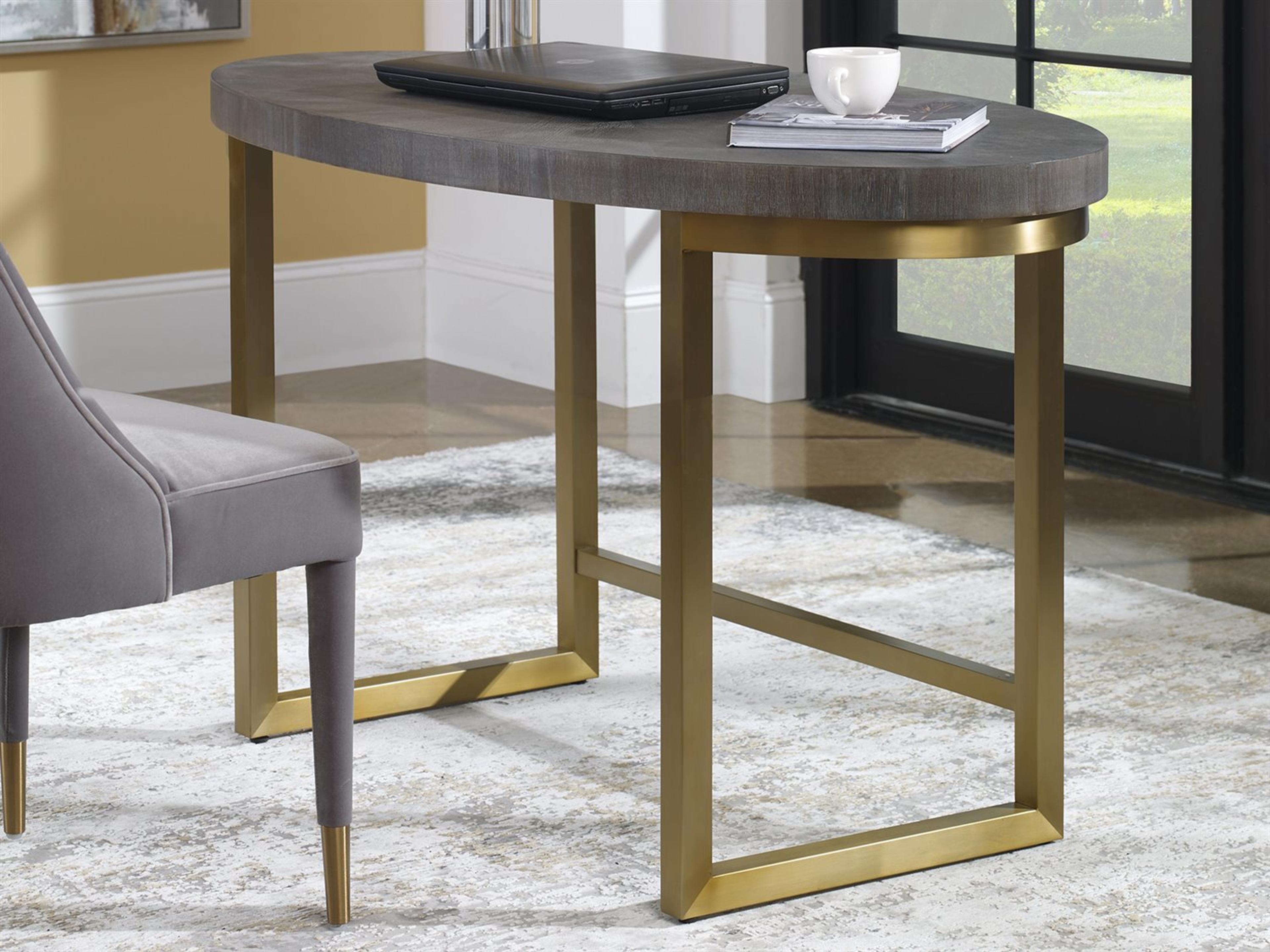 Uttermost Taja Walnut Brown Acacia Wood Writing Desk