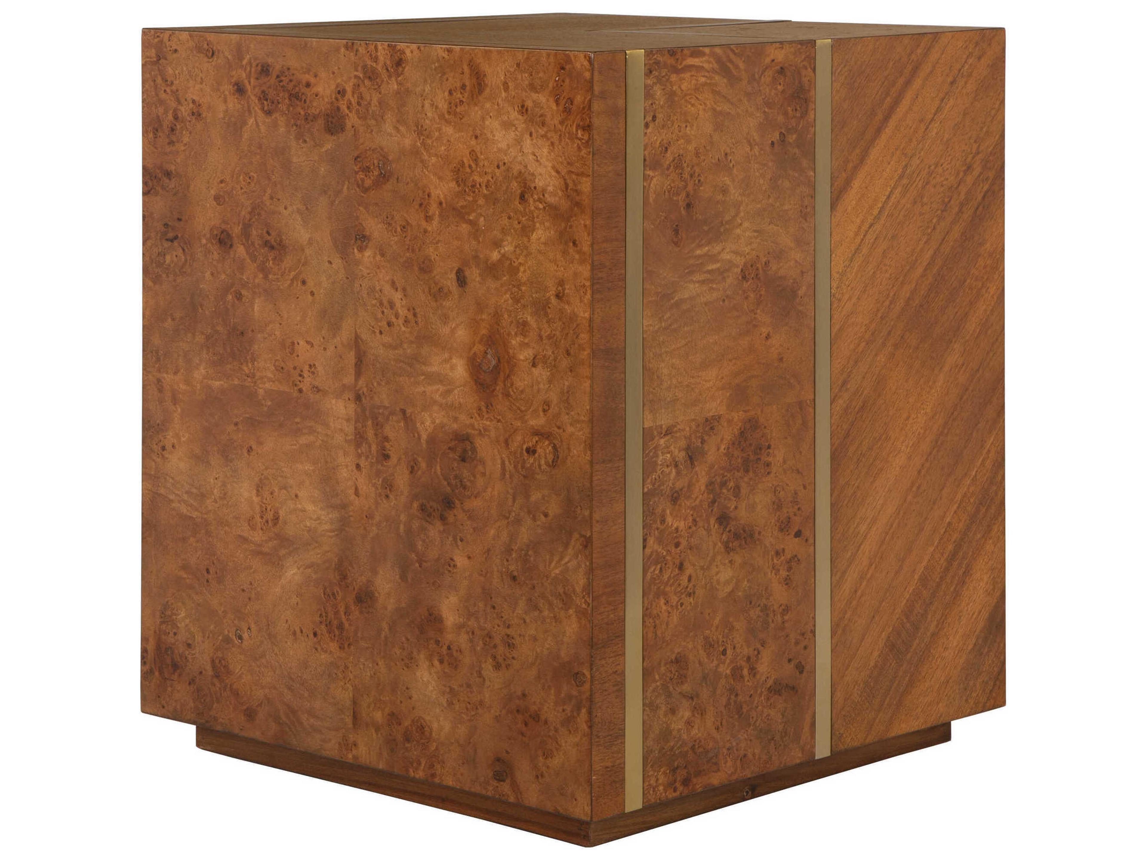 Uttermost Seven Wonders Rectangular Wood Maple End Table