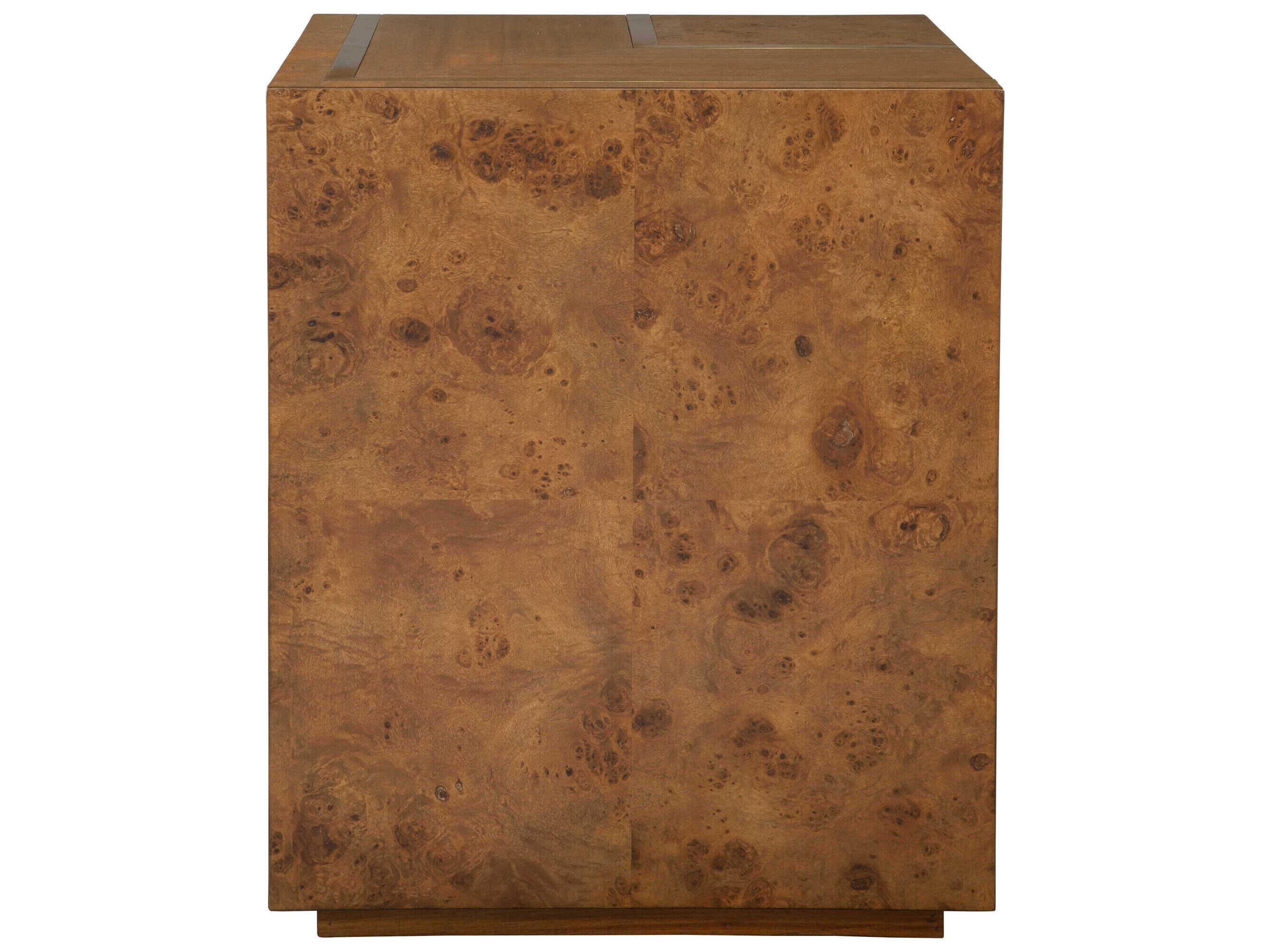 Uttermost Seven Wonders Rectangular Wood Maple End Table